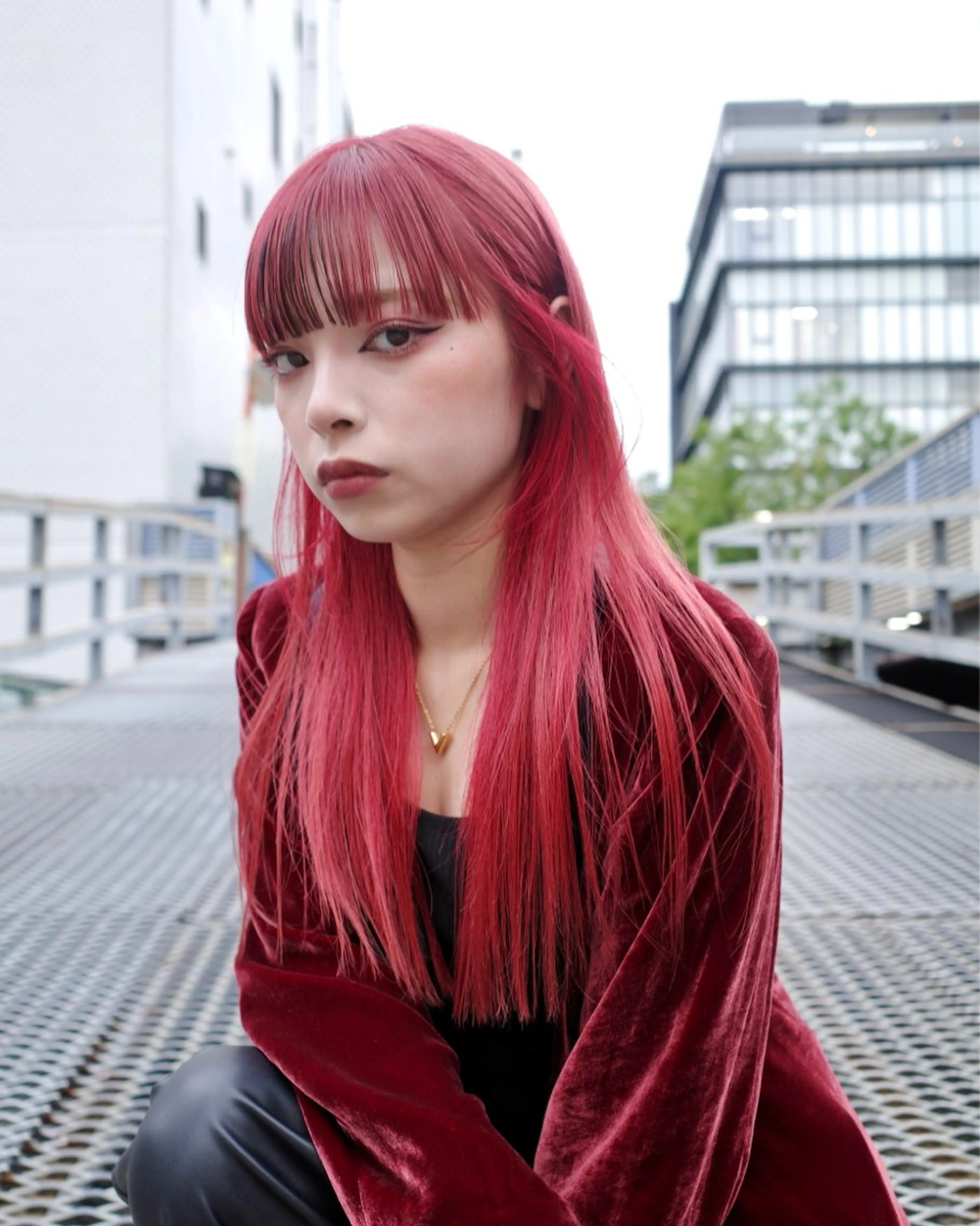 ロング Piaコータロー ハイトーン&‪ボブのヘアスタイル