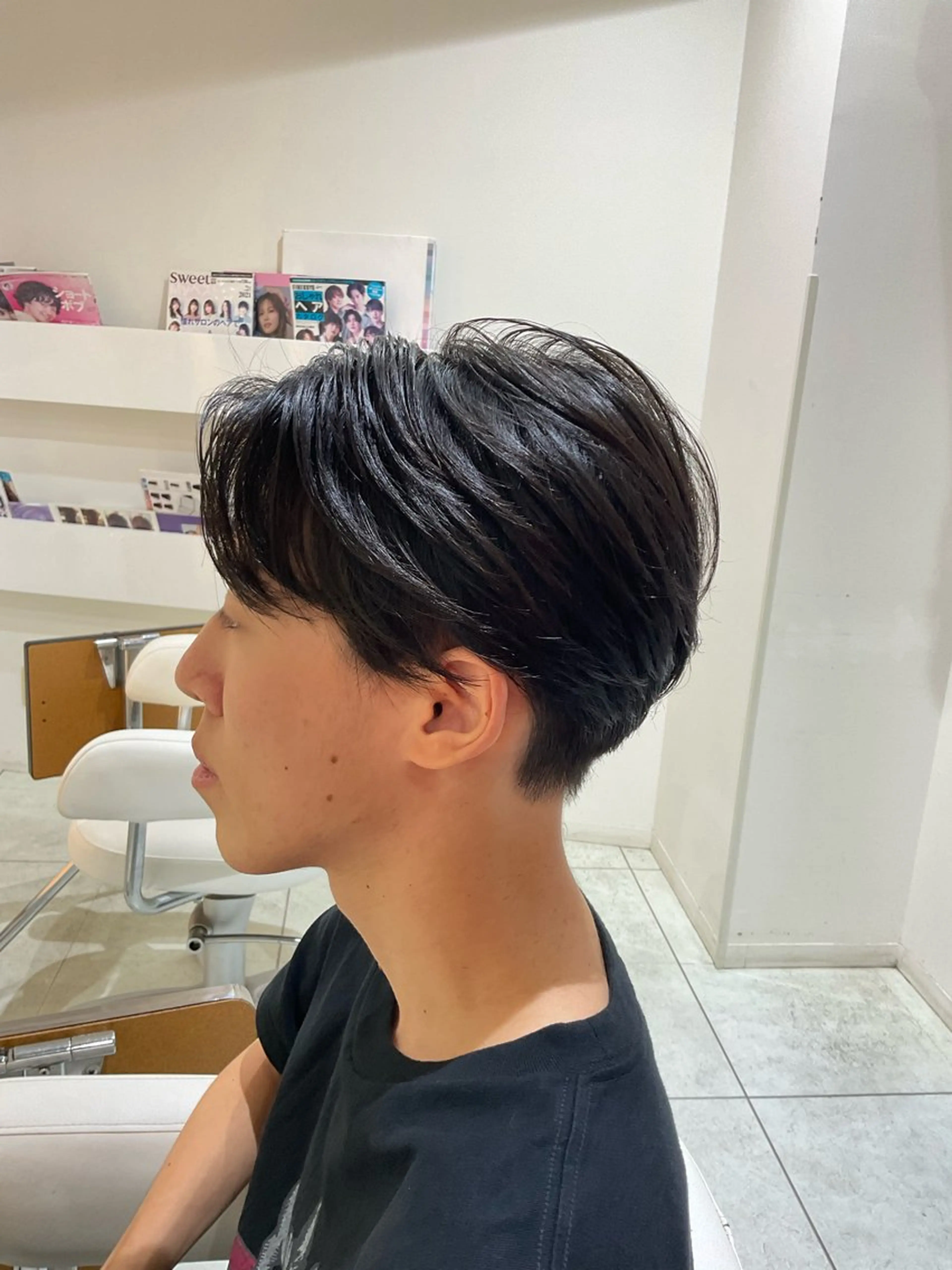 パーマ メンズ センターパート メンズパーマ be’leef.Liz 枚方駅前店【ビリーフ】 （ビリーフ リズ ヒラカタエキマエテン）所属・稲村 直也のヘアスタイル