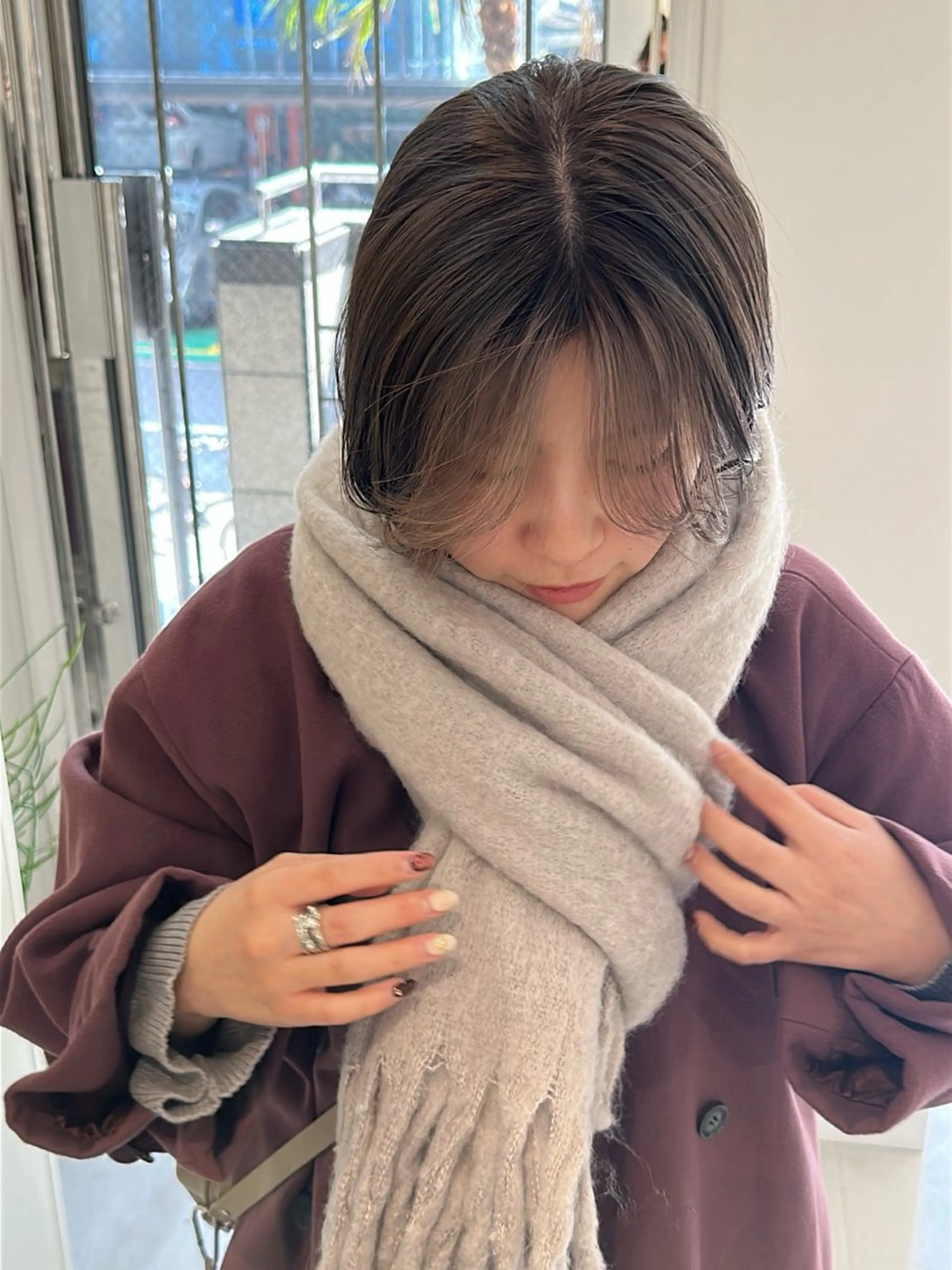 カラー ヘアカラー トリートメント 本町/新町/心斎橋 透明感カラーSANCのヘアスタイル