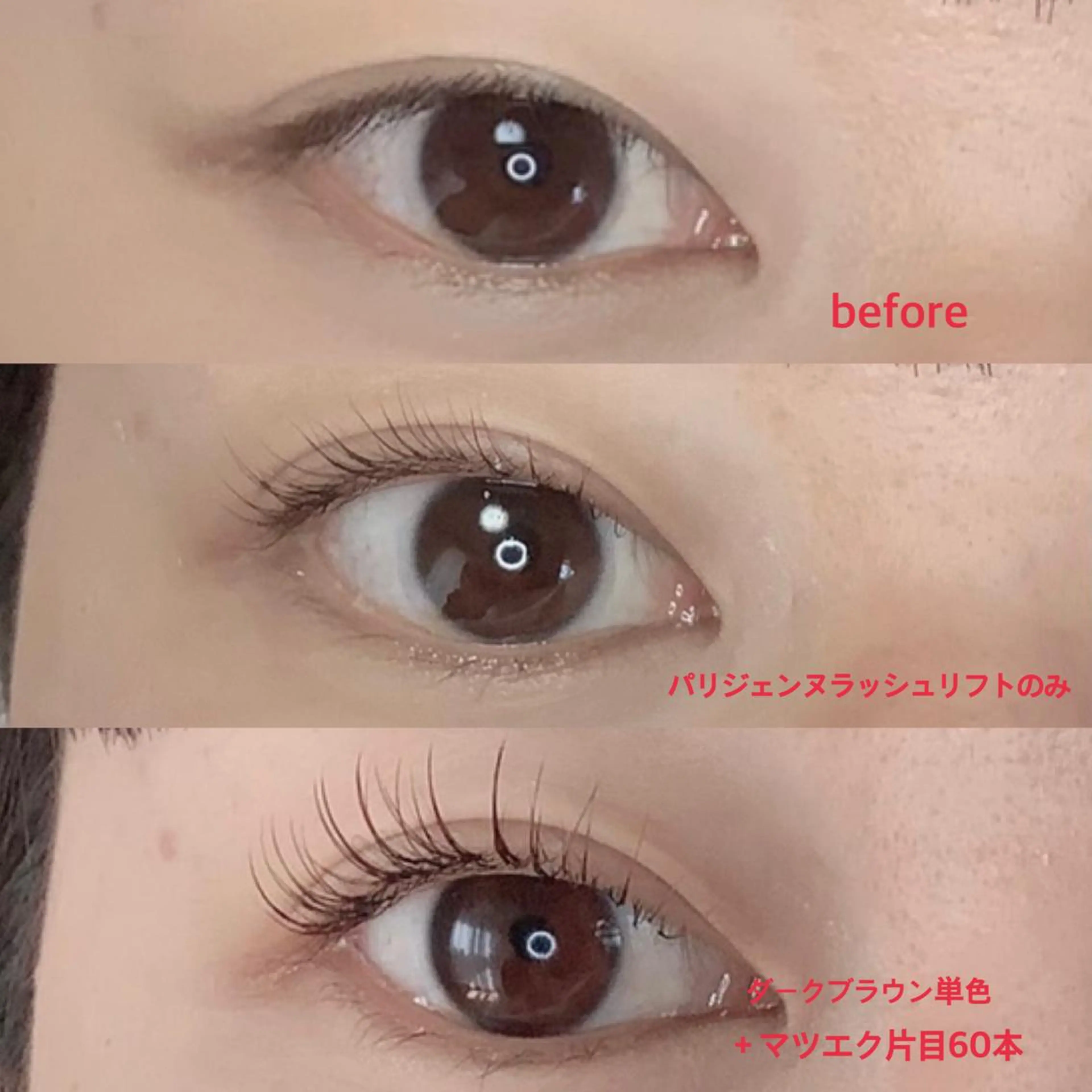 【パリエク】ﾊﾟﾘｼﾞｪﾝﾇ＋ﾏﾂｴｸ120本　視界良好✨ﾎﾞﾘｭｰﾑUP！カラー変更可の写真