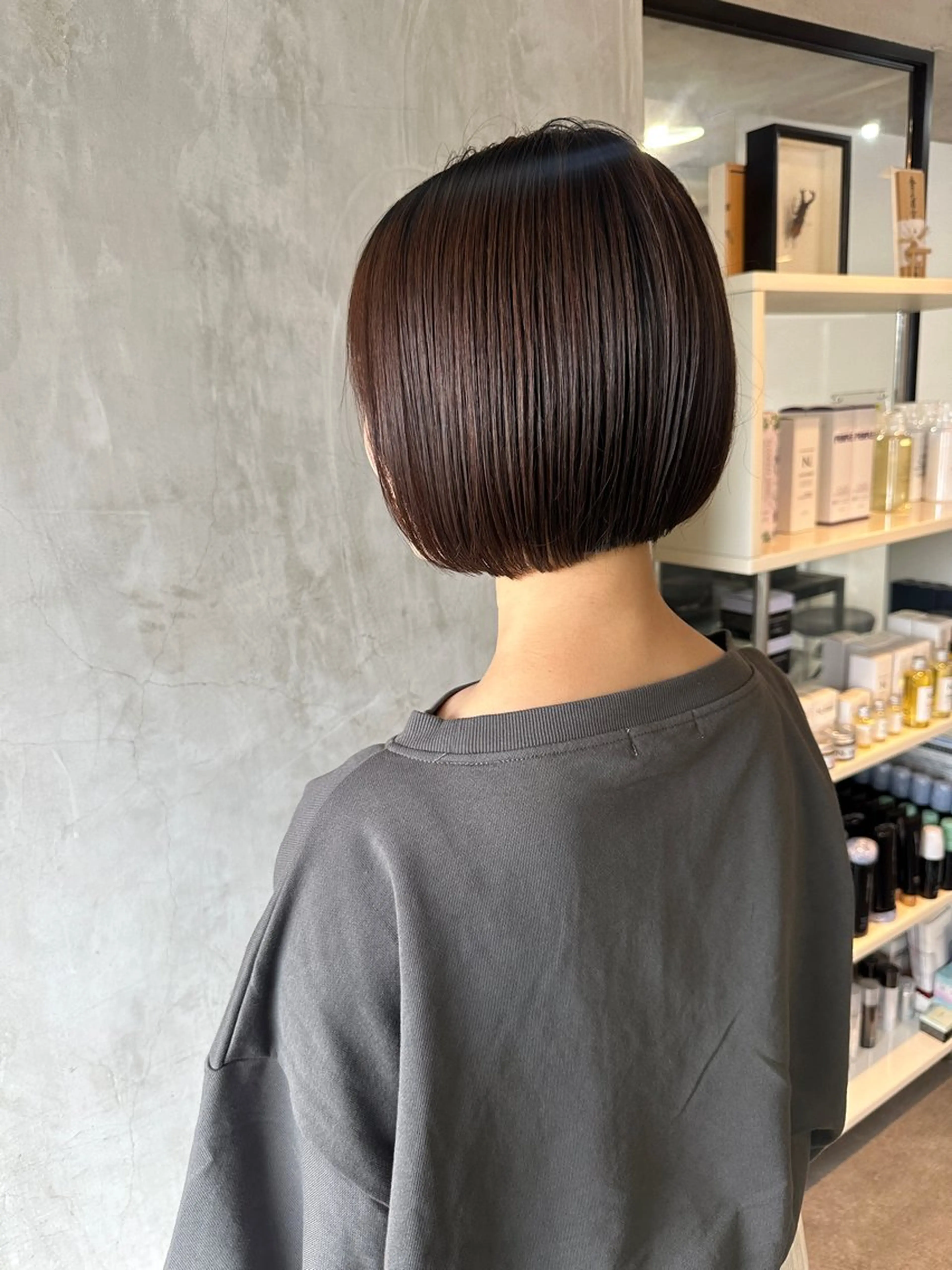 ショート カラー ヘアアレンジ ボブ stylist/蛯谷 珠里のヘアスタイル