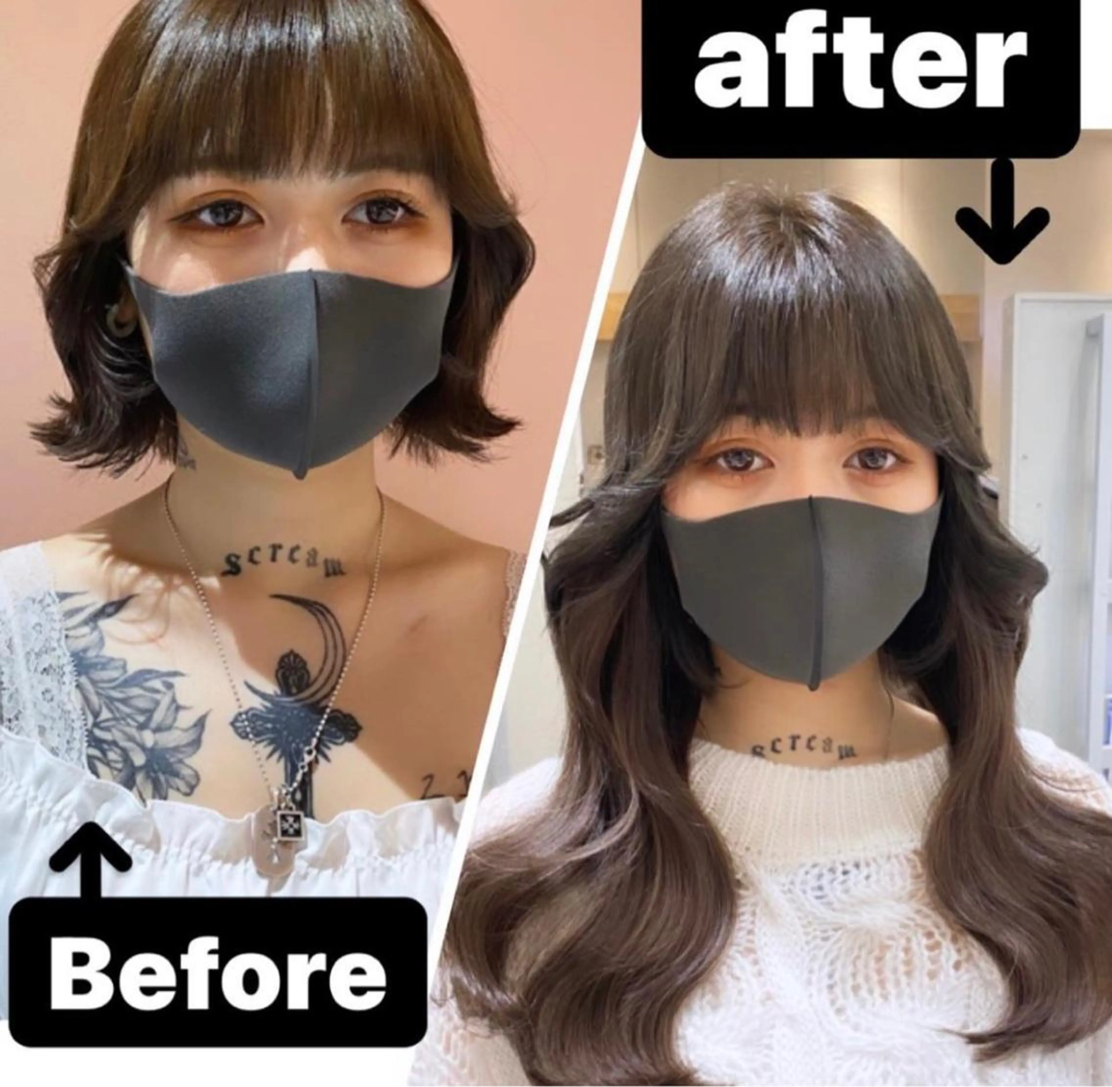 ロング エクステ philia所属・HONO/韓国 🇰🇷大阪エクステのヘアスタイル