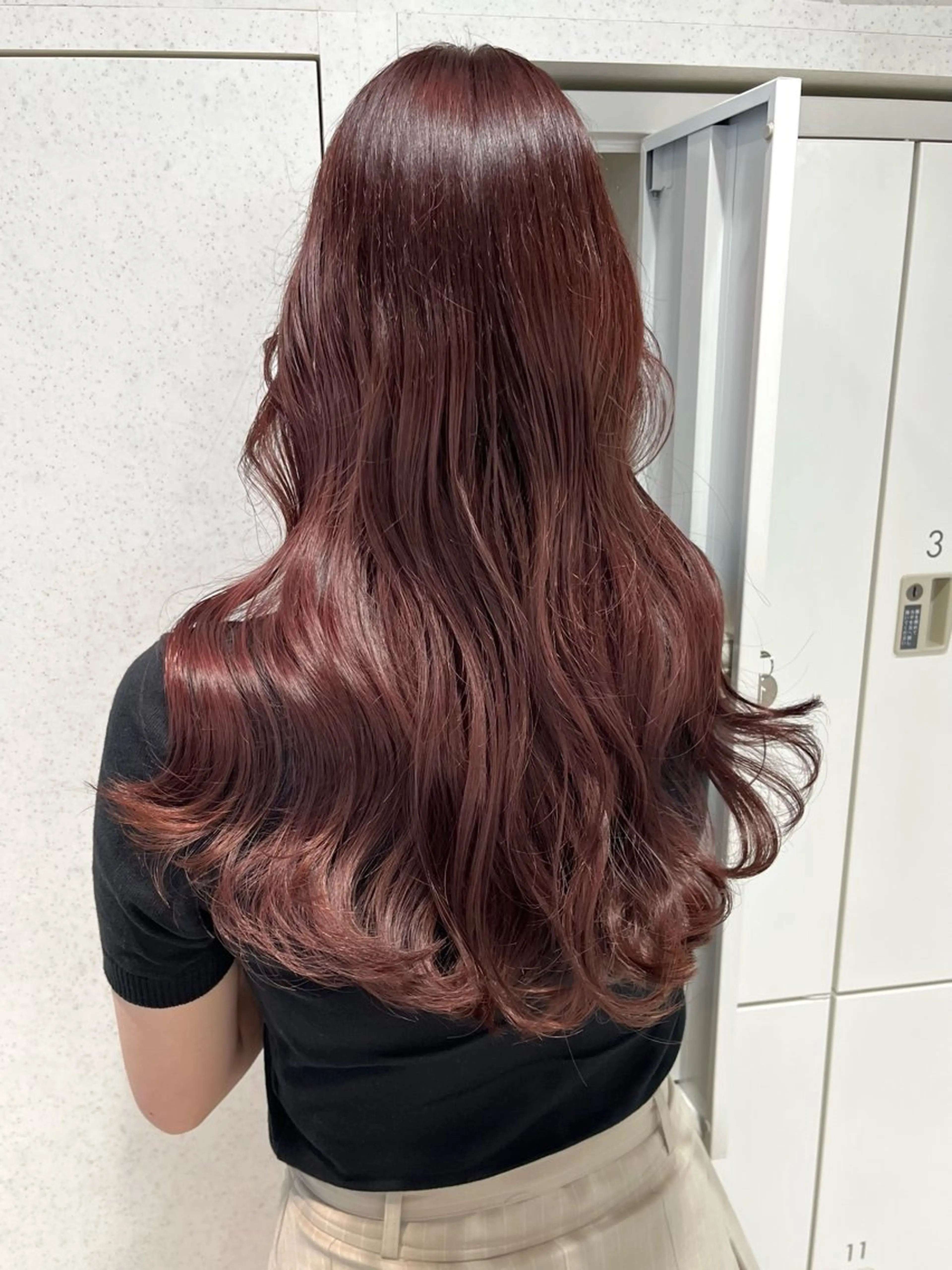 ロング カラー カット ヘアカラー トリートメント 韓国ハッシュカット/ 新宿/髪質改善/岡崎のヘアスタイル