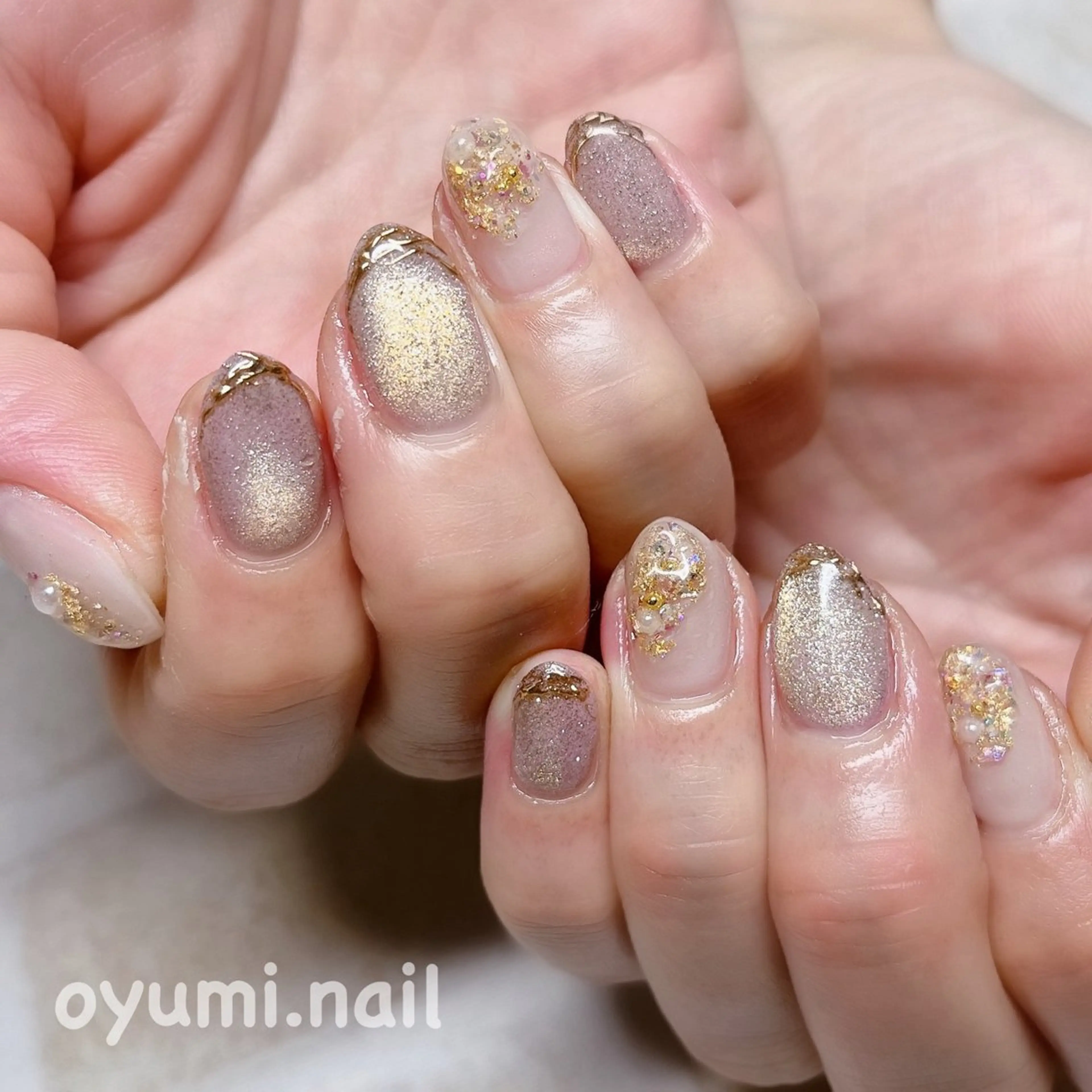 ネイル マグネットネイル ハンドネイル takanashi yumiのネイルデザイン