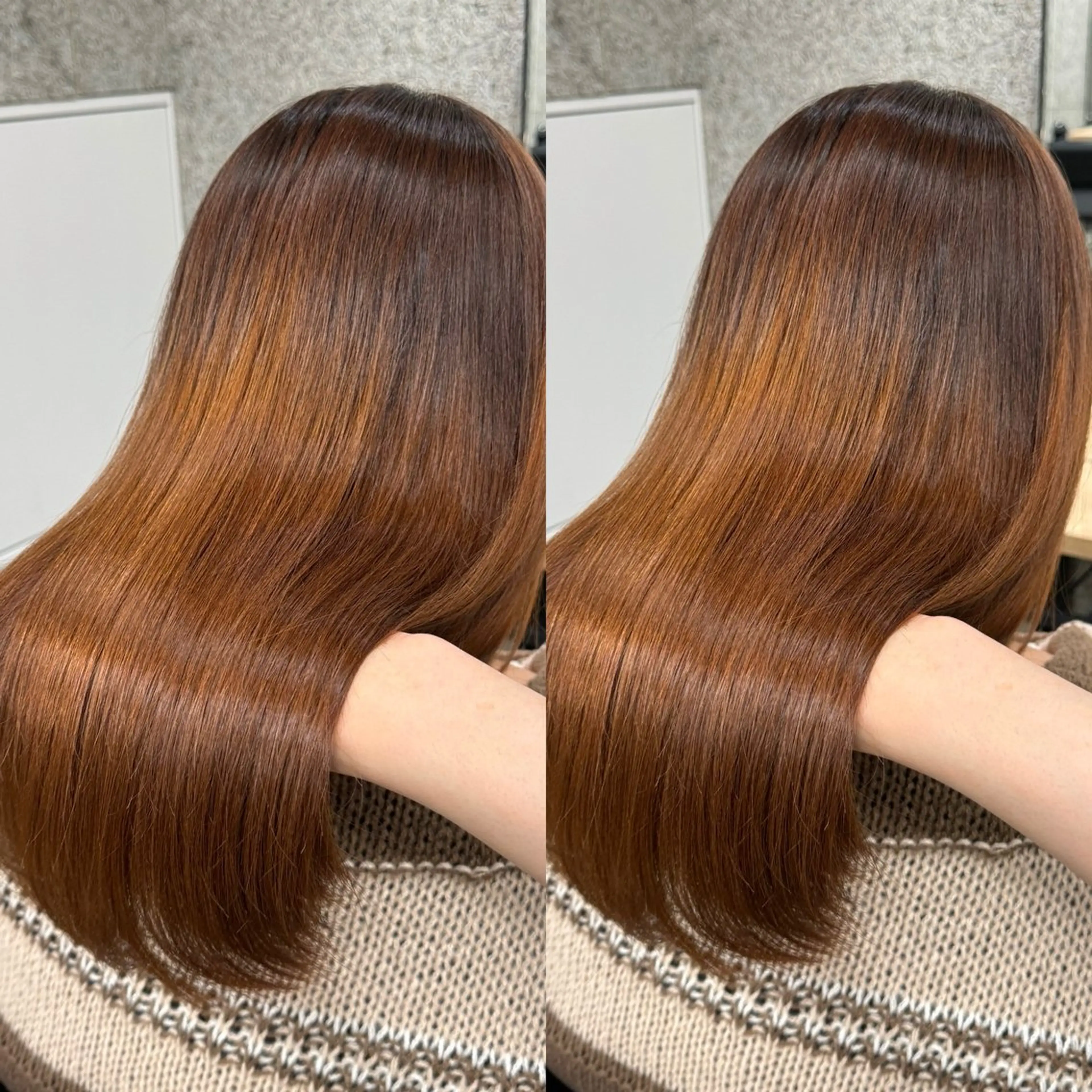 ロング カット ヘアカラー 縮毛矯正 トリートメント WERULE pivot cross店所属・髪質改善/岡崎 亮のヘアスタイル