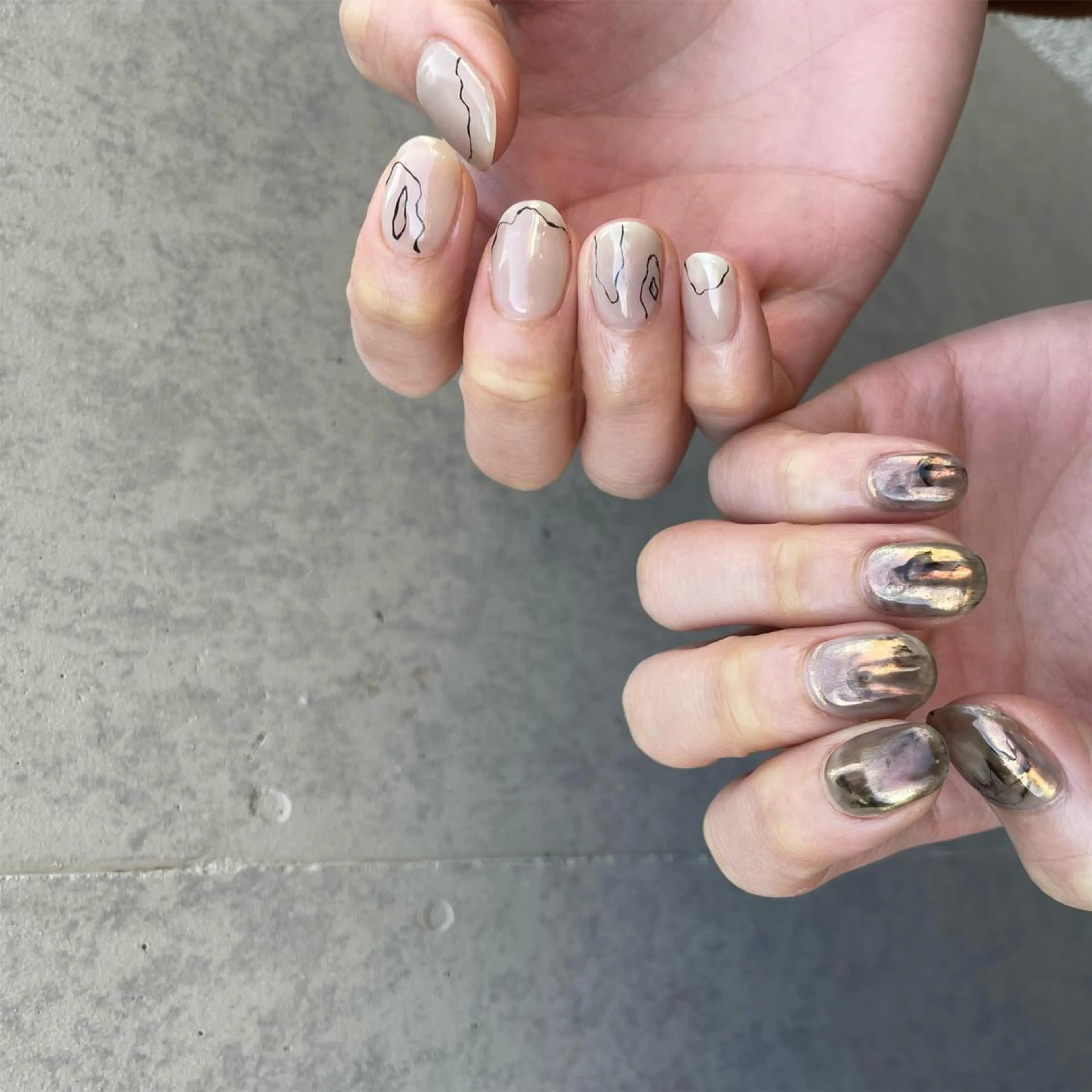 ネイル ニュアンスネイル ハンドネイル anna padoのネイルデザイン