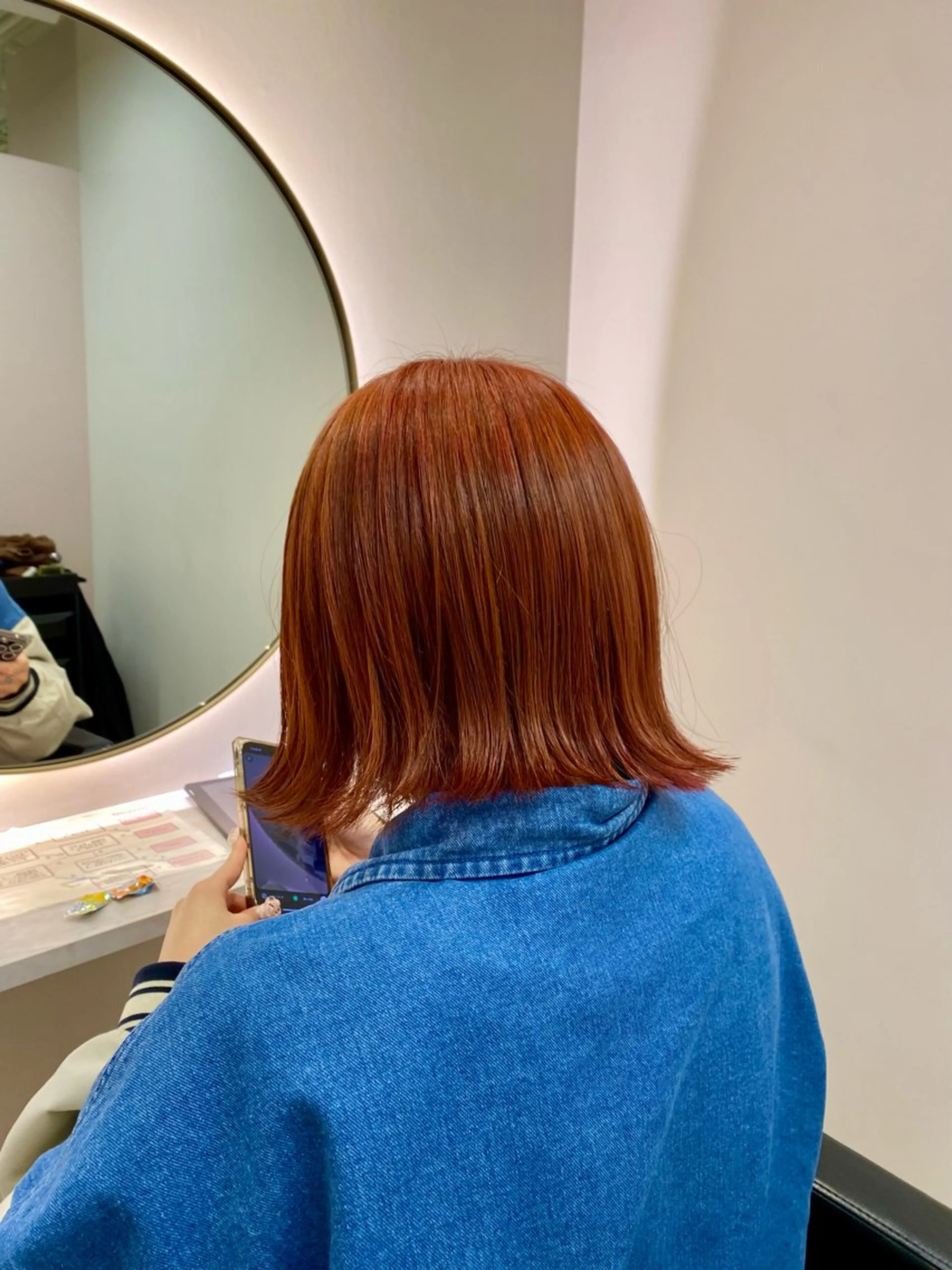 ショート カラー 韓国🇰🇷艶髪 ケアカラーSHURIのヘアスタイル