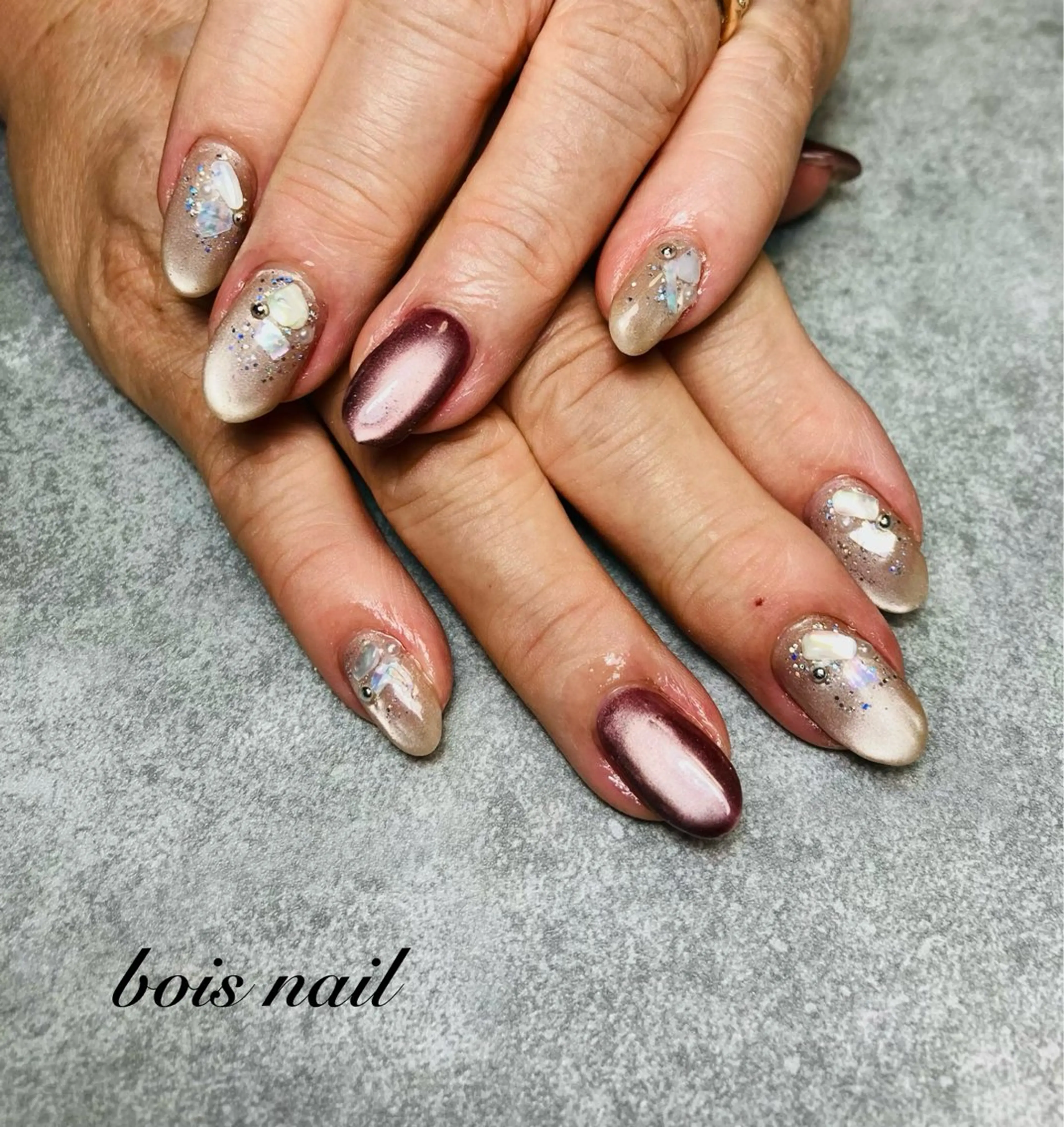 ネイル ハンドネイル bois nail ボワネイル北巽のネイルデザイン