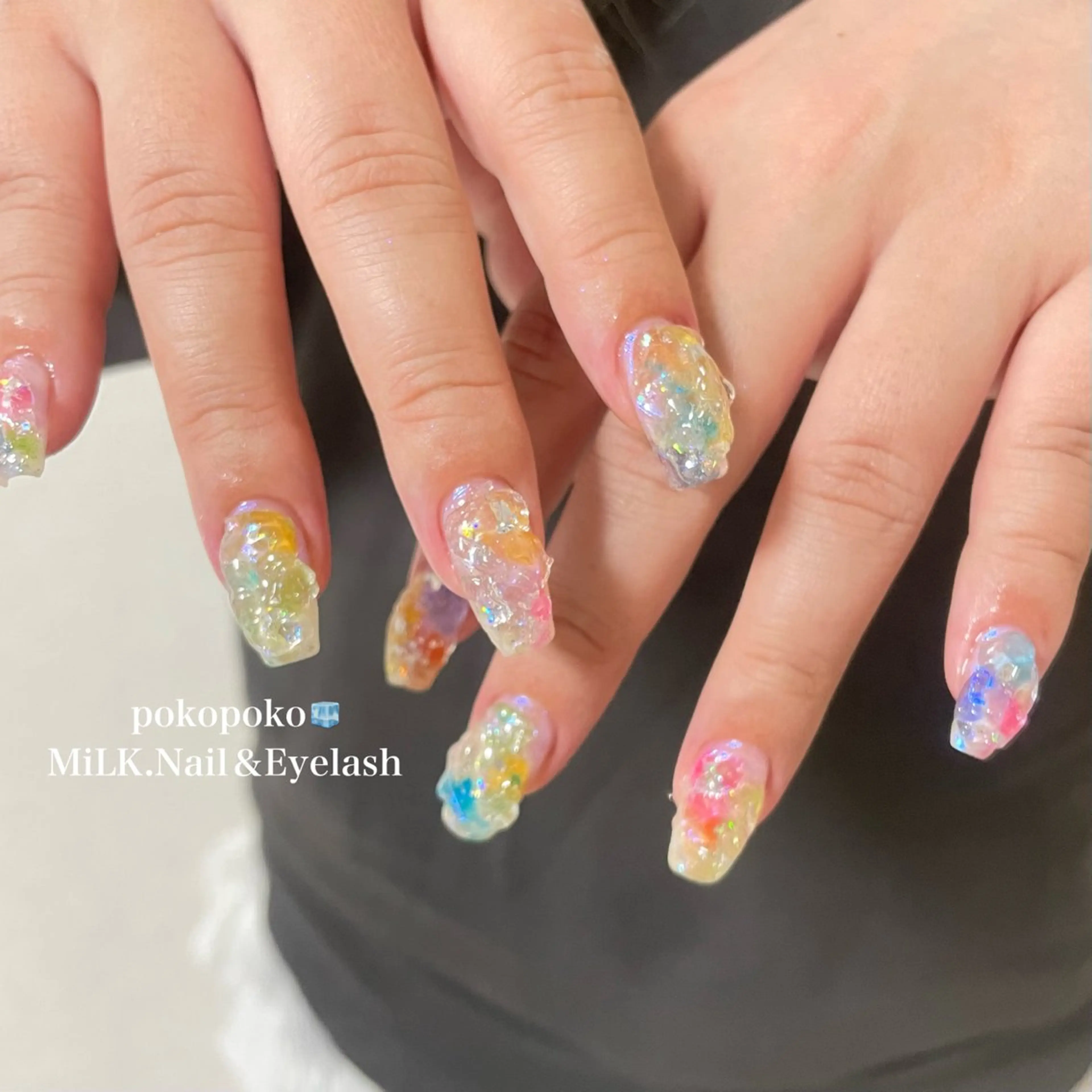 ネイル 持ち込み ハンドネイル MiLK.   Nail&Eyelash所属・MiLK. wakaのマツエク・マツパデザイン