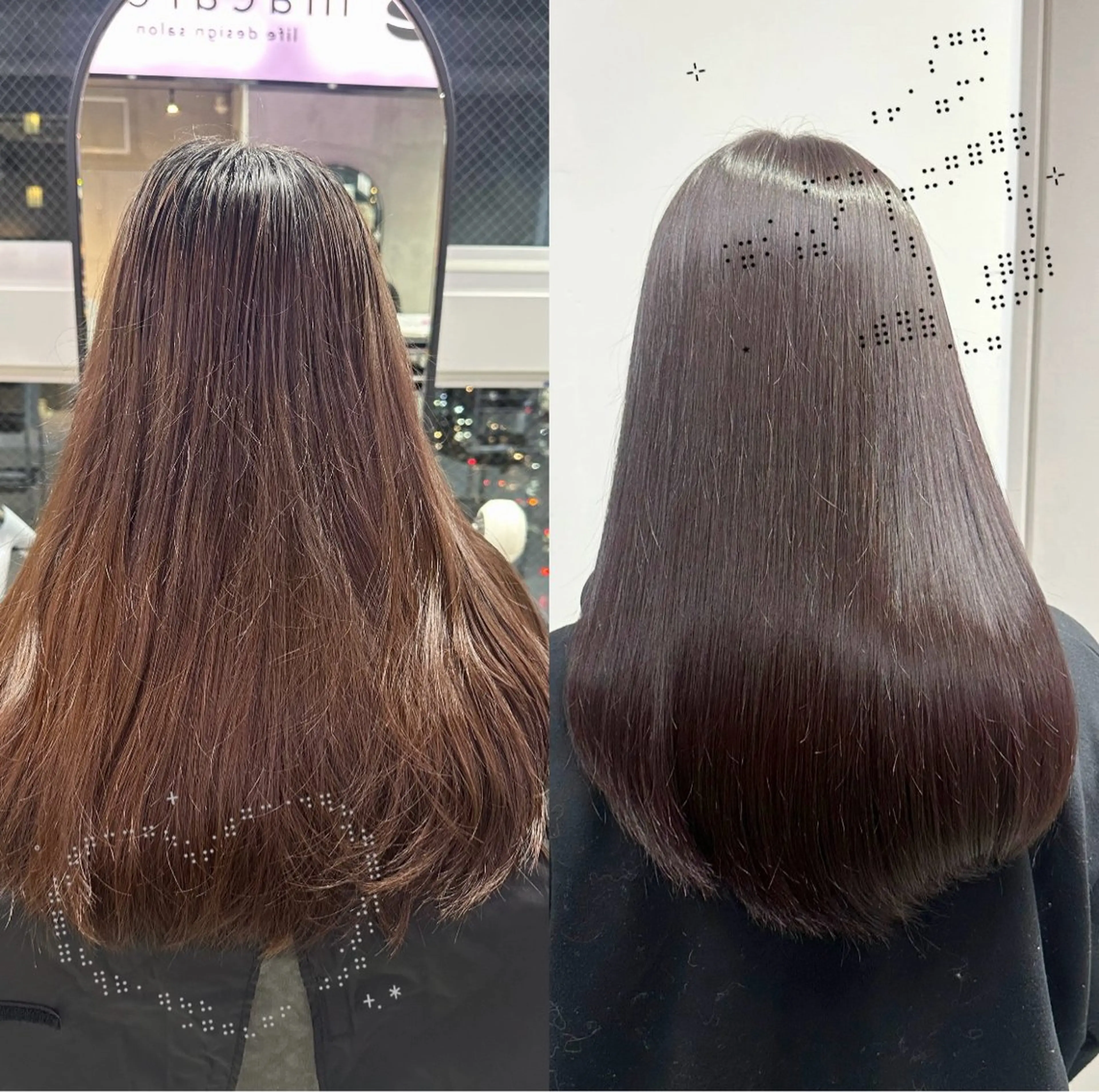 カラー ブラウンカラー ラベンダーカラー ⟡.· 夏妃 .·⟡のヘアスタイル