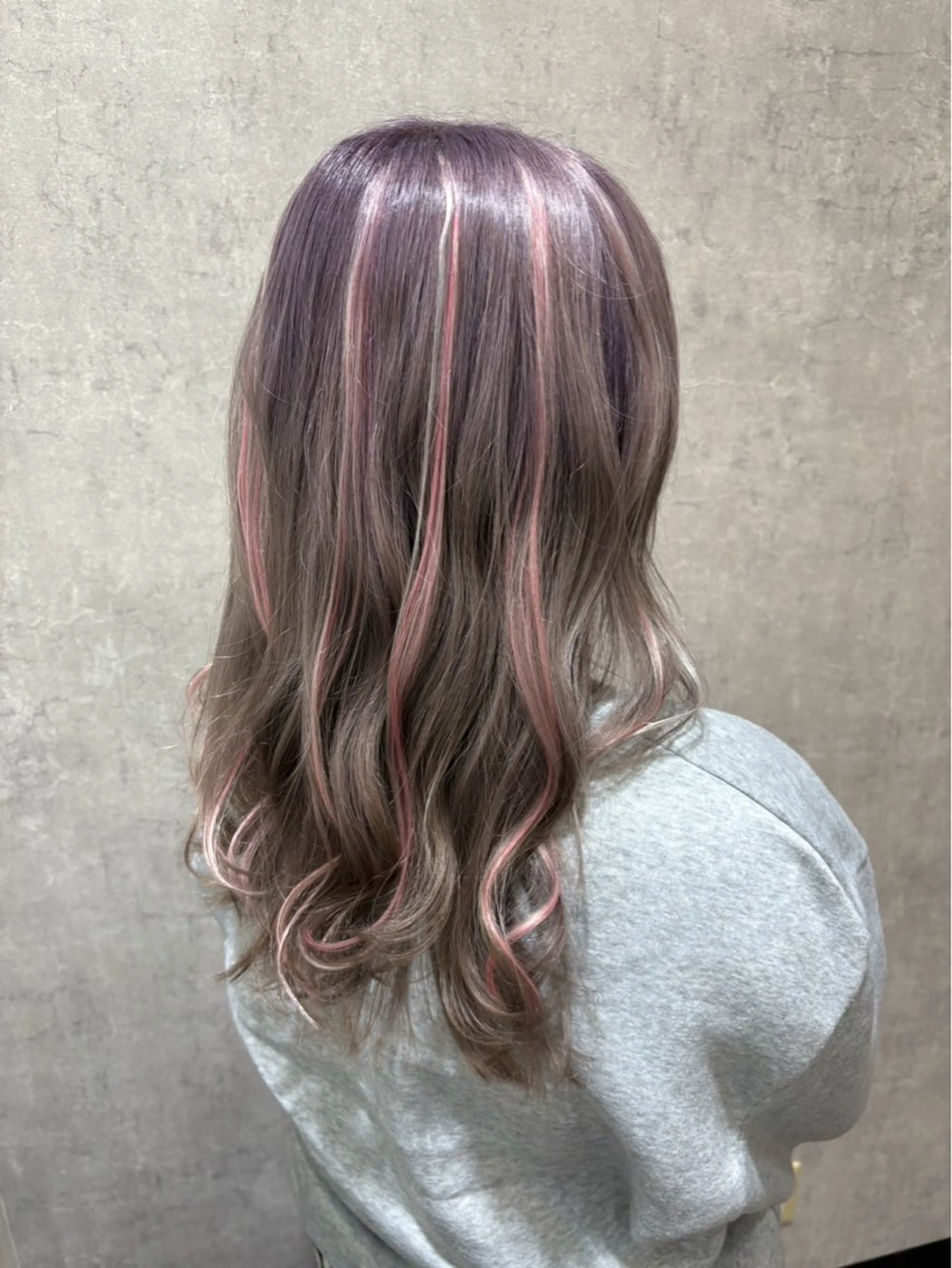 ロング カラー そら୨୧˖men's /デザインカラーのヘアスタイル