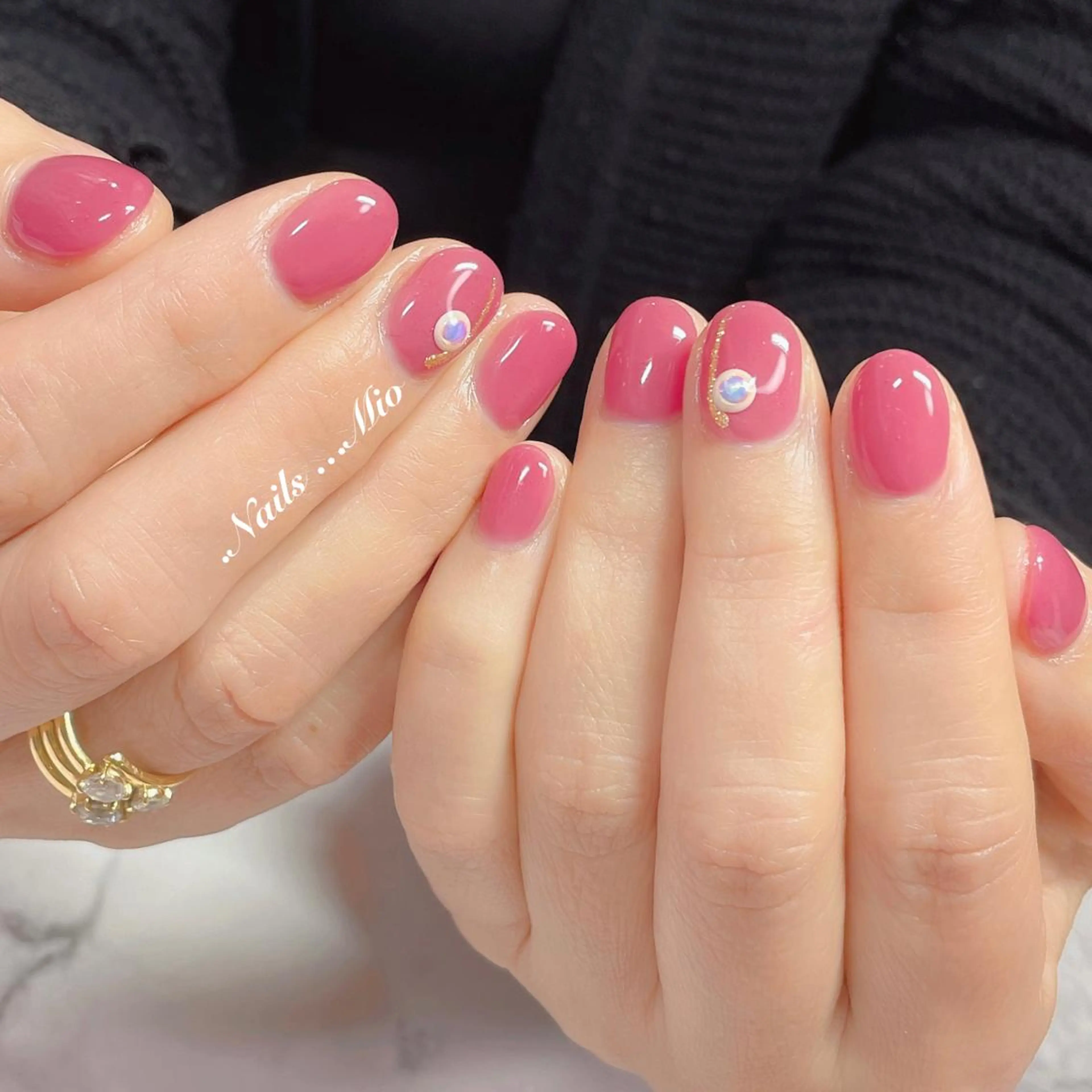 ネイル アートネイル ジェルネイル ワンカラーネイル .Nails Mio 赤羽西ネイルサロンのネイルデザイン