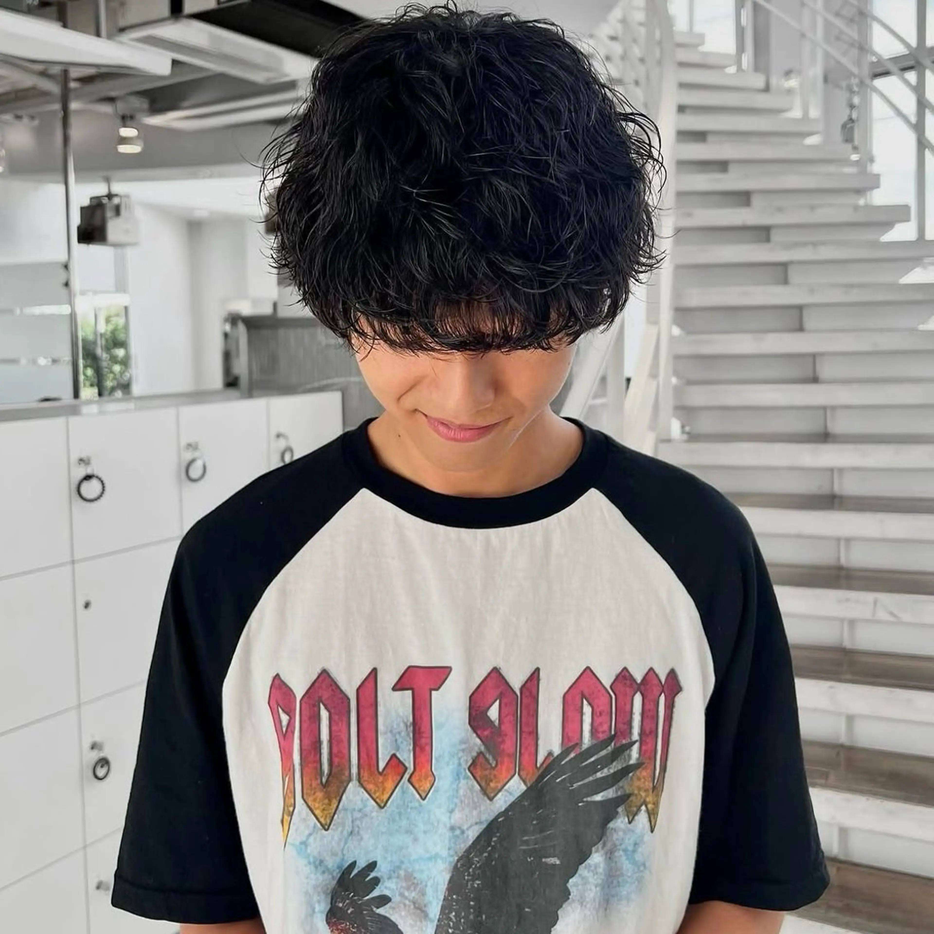 パーマ メンズ パーマ パーマ/ブリーチ🐏 モデル募集中 ナナホのヘアスタイル