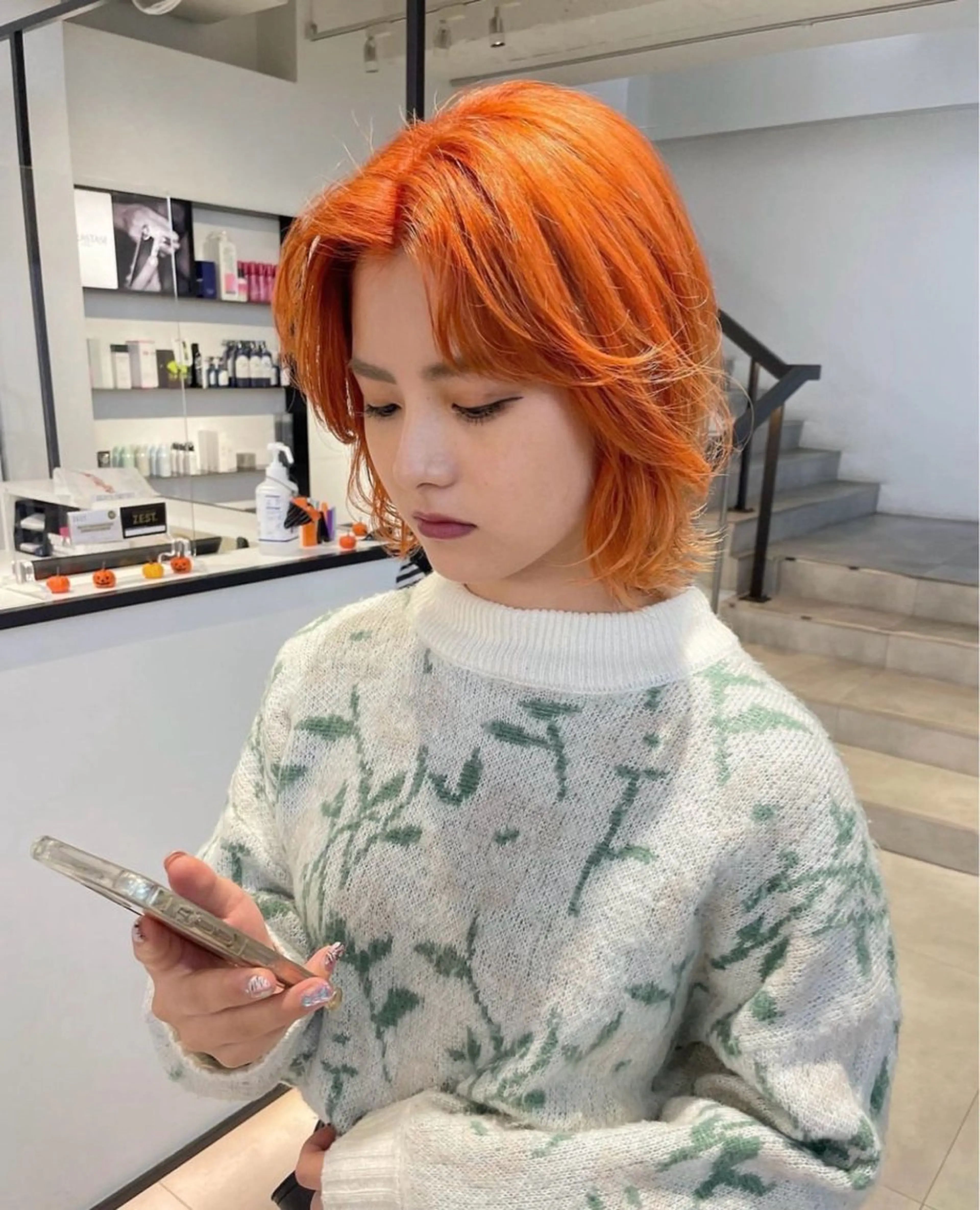 ブリーチ１回➕カラー【ダブルカラー】📀の写真