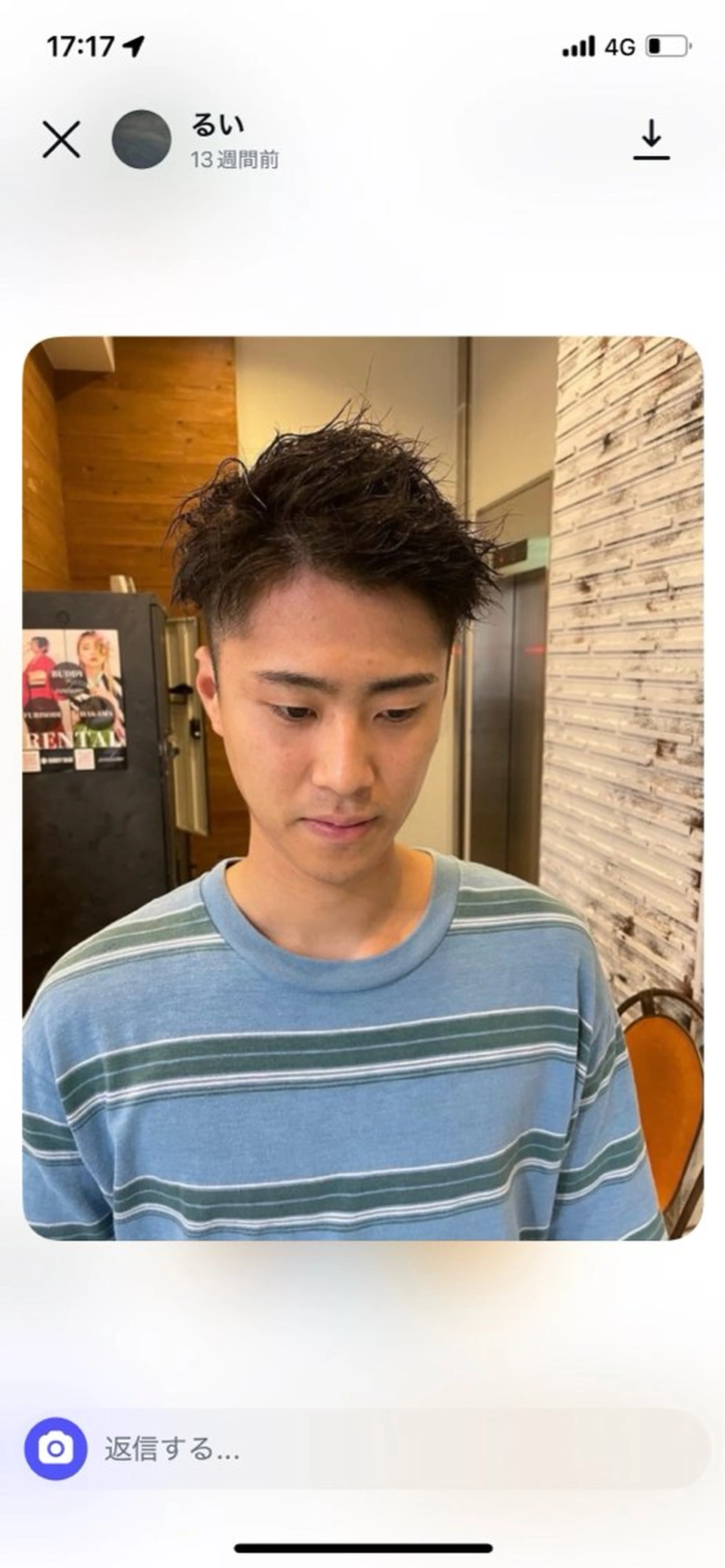 ショート パーマ メンズ パーマ特化 motooのヘアスタイル