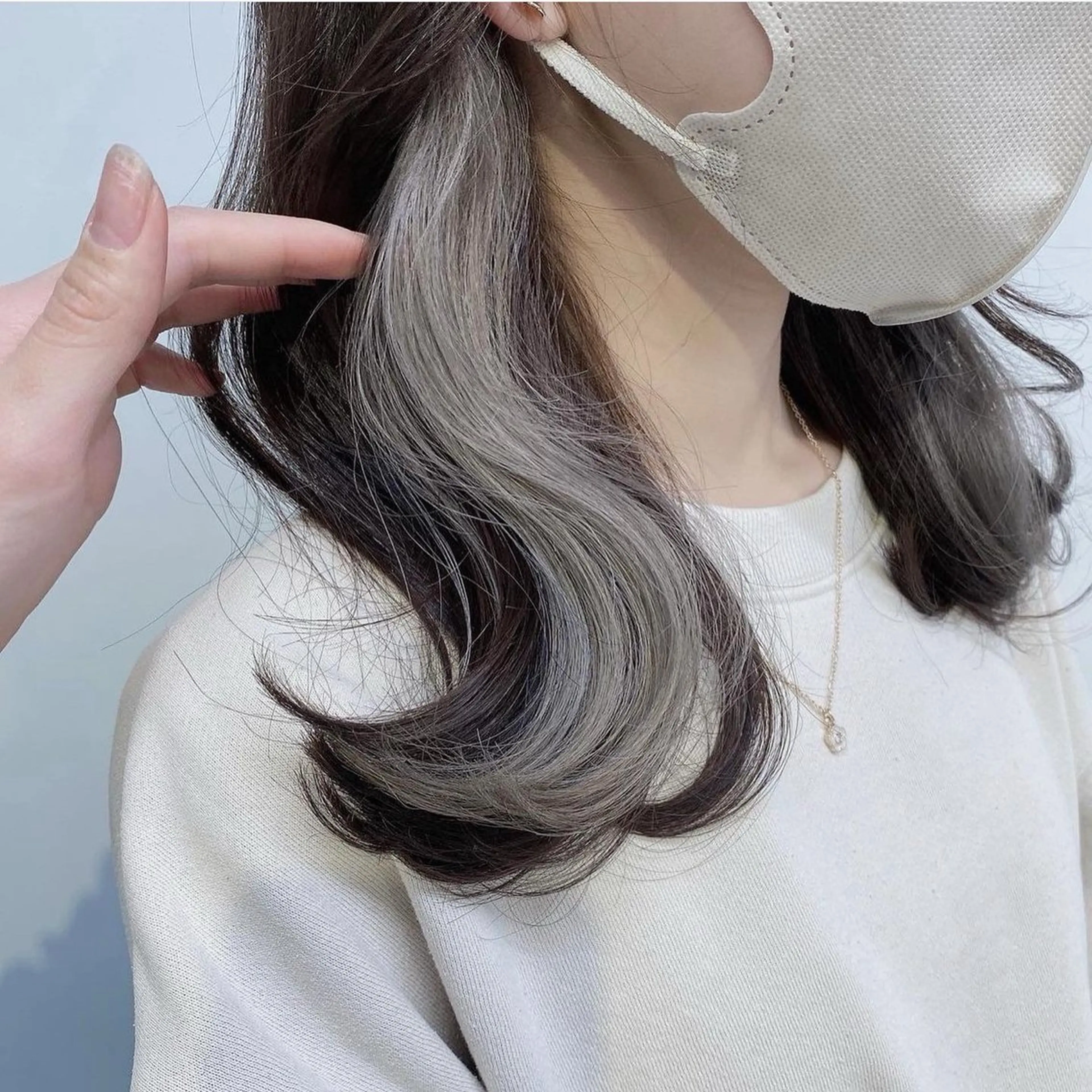 ロング カラー ヘアカラー トリートメント ヘッドスパ ヘアセット 🥞ベージュ系カラー 【すずきりほ】🥞のヘアスタイル