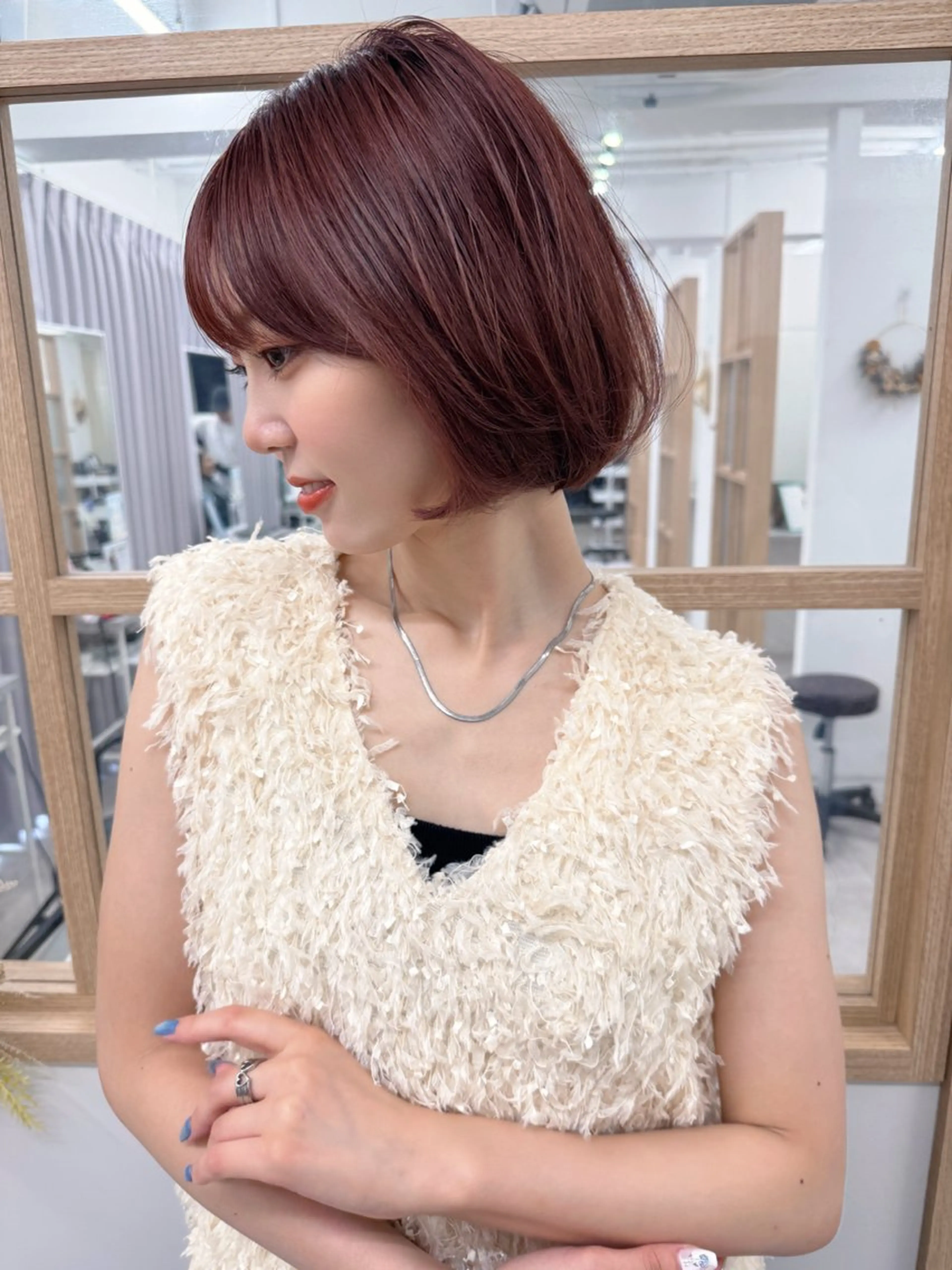 ショート ショートボブ ボブ 髪質改善 ショートヘア カット ヘアカラー 髪質改善×大人可愛い 艶髪🫧ダイトのヘアスタイル