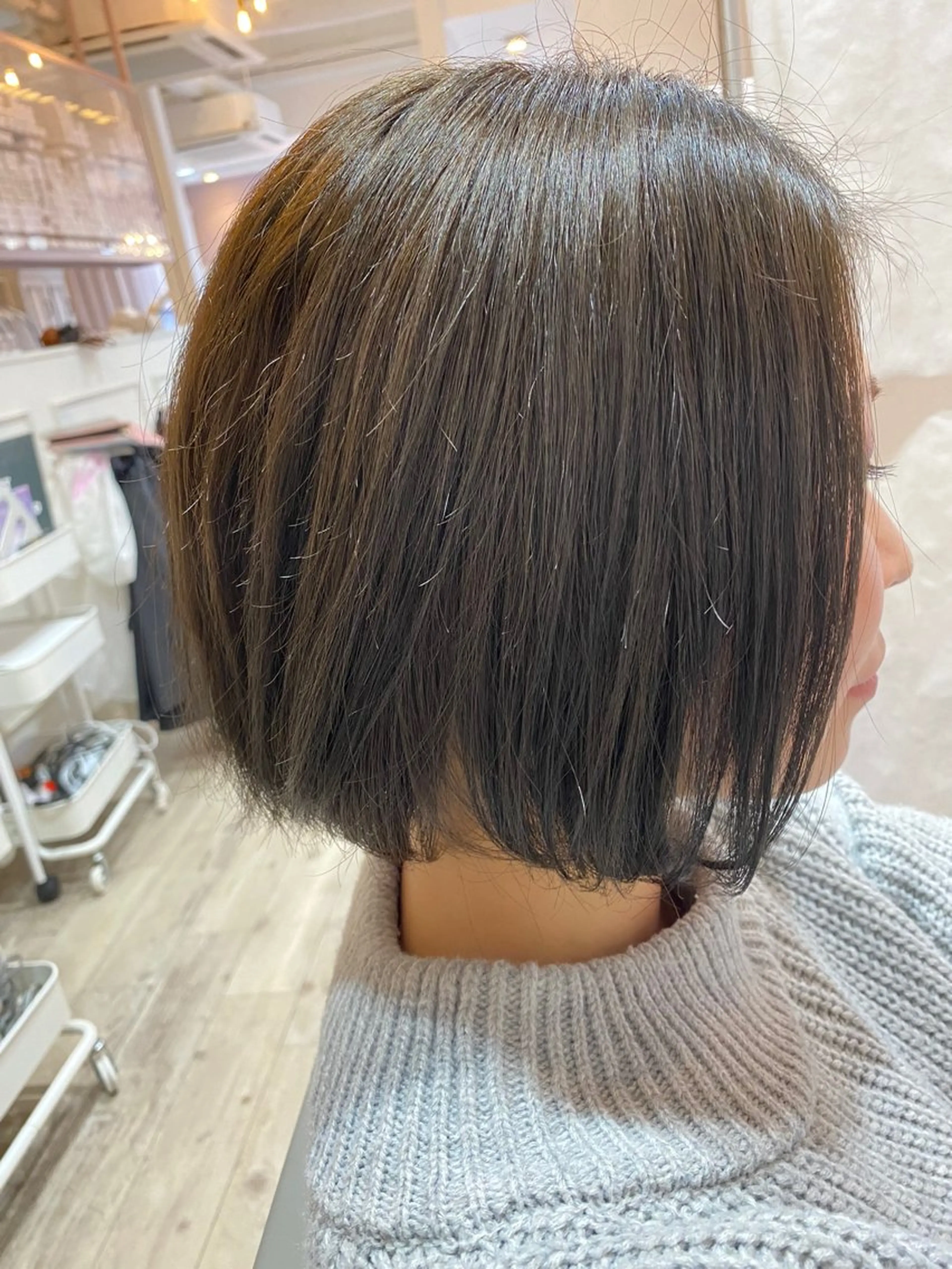 ショート カラー ブラウンカラー オリーブブラウン 森 亮輔のヘアスタイル