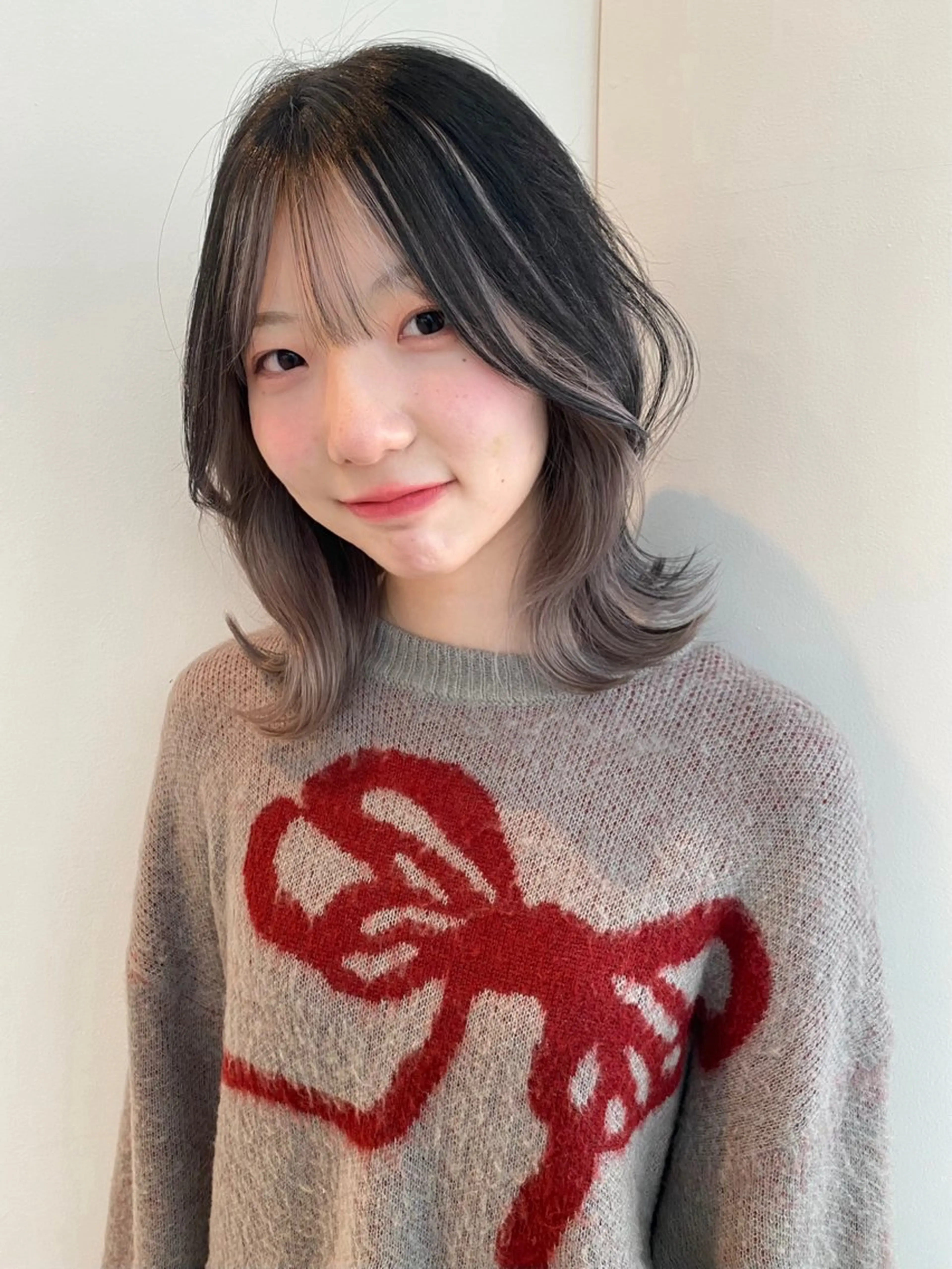 ミディアム カラー カット ヘアカラー トリートメント mai / linoah˚✧のヘアスタイル