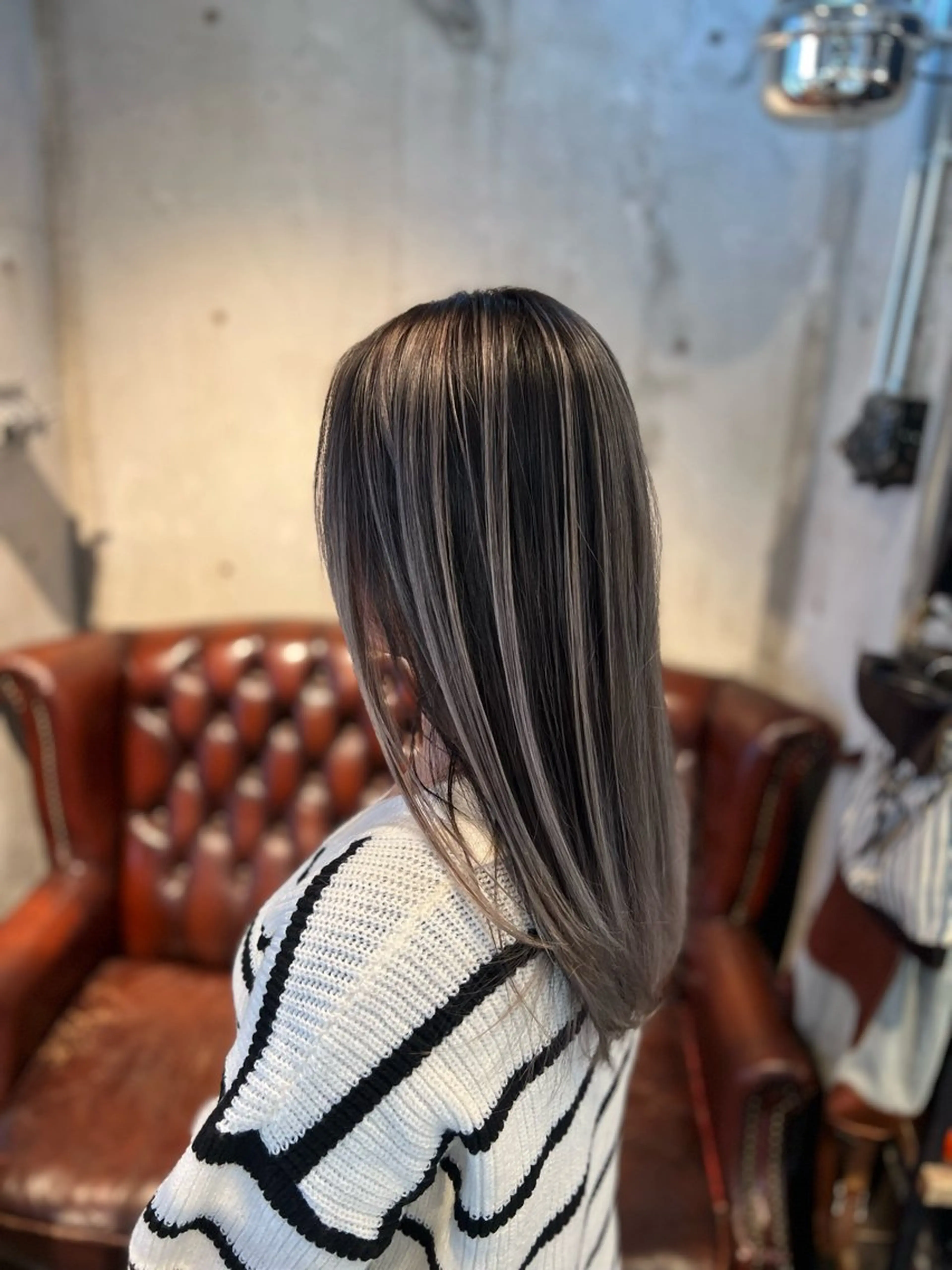 セミロング カラー メンズNo.1💥 ユウトのヘアスタイル