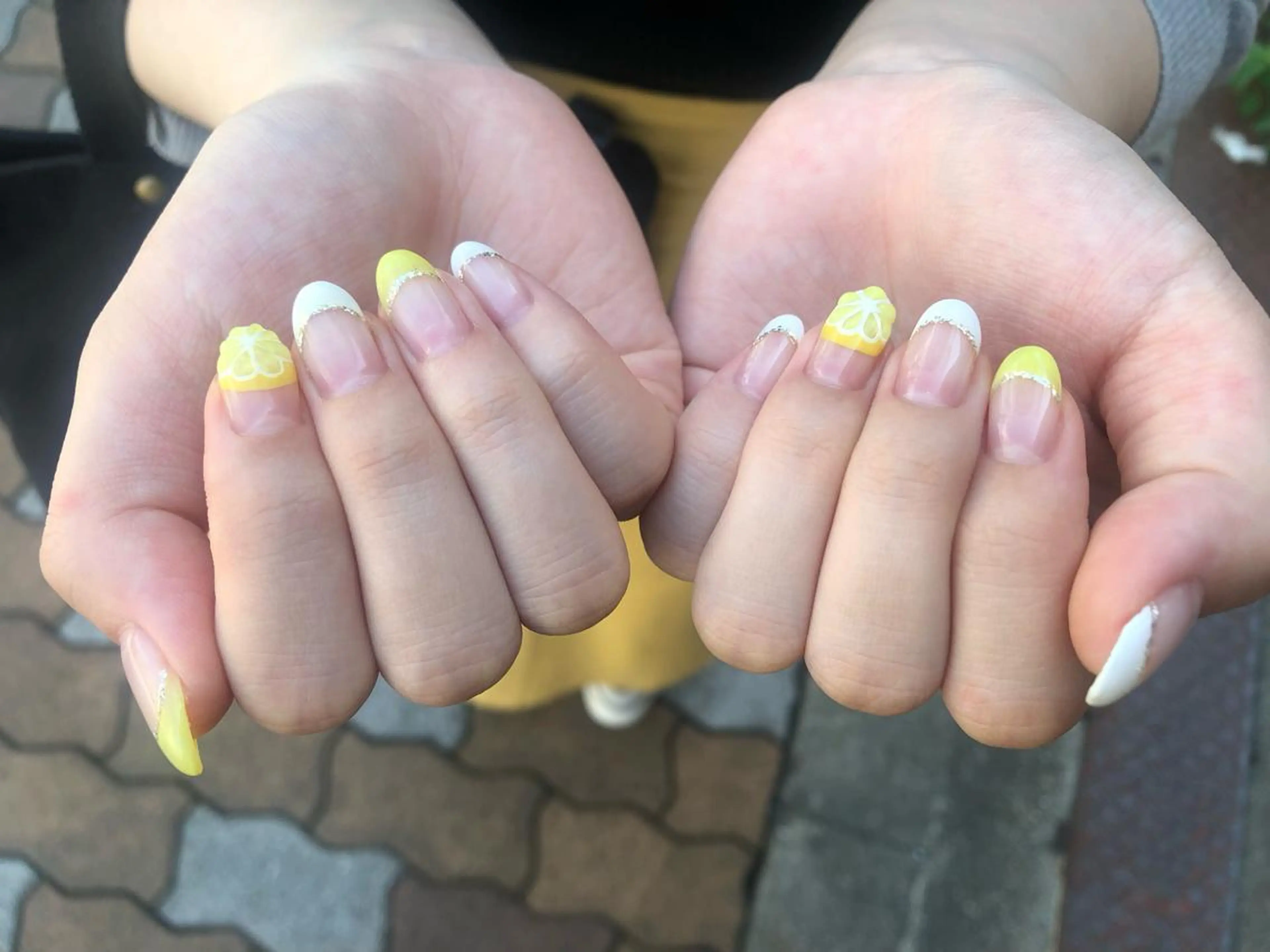 ネイル フレンチネイル ぷっくりネイル ハンドネイル MELLMODE所属・Nakano Kanaのネイルデザイン