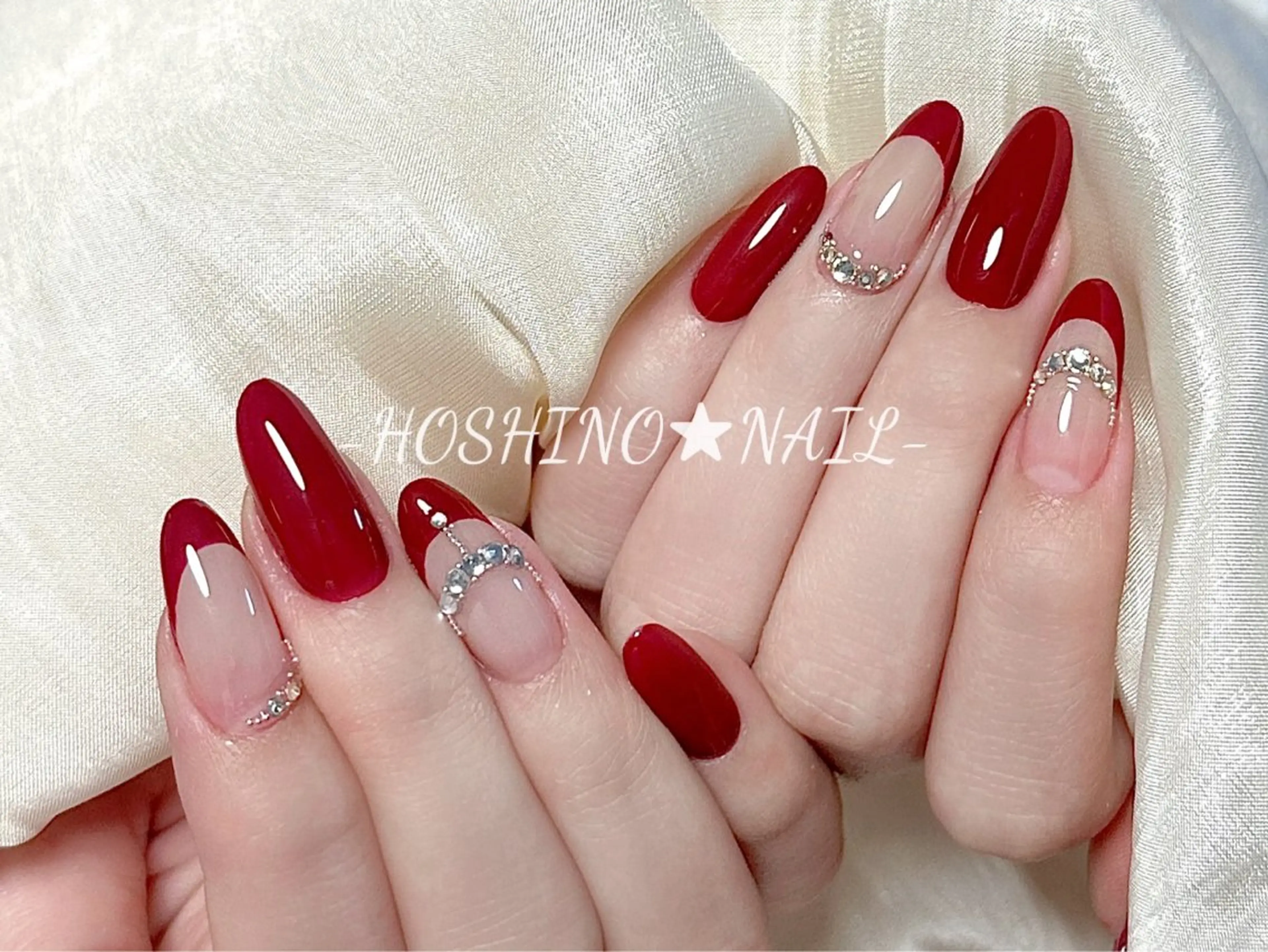 ネイル オーロラネイル チークネイル ドット フットネイル フレンチネイル ハンドネイル ★HOSHINO NAIL★新宿店のネイルデザイン