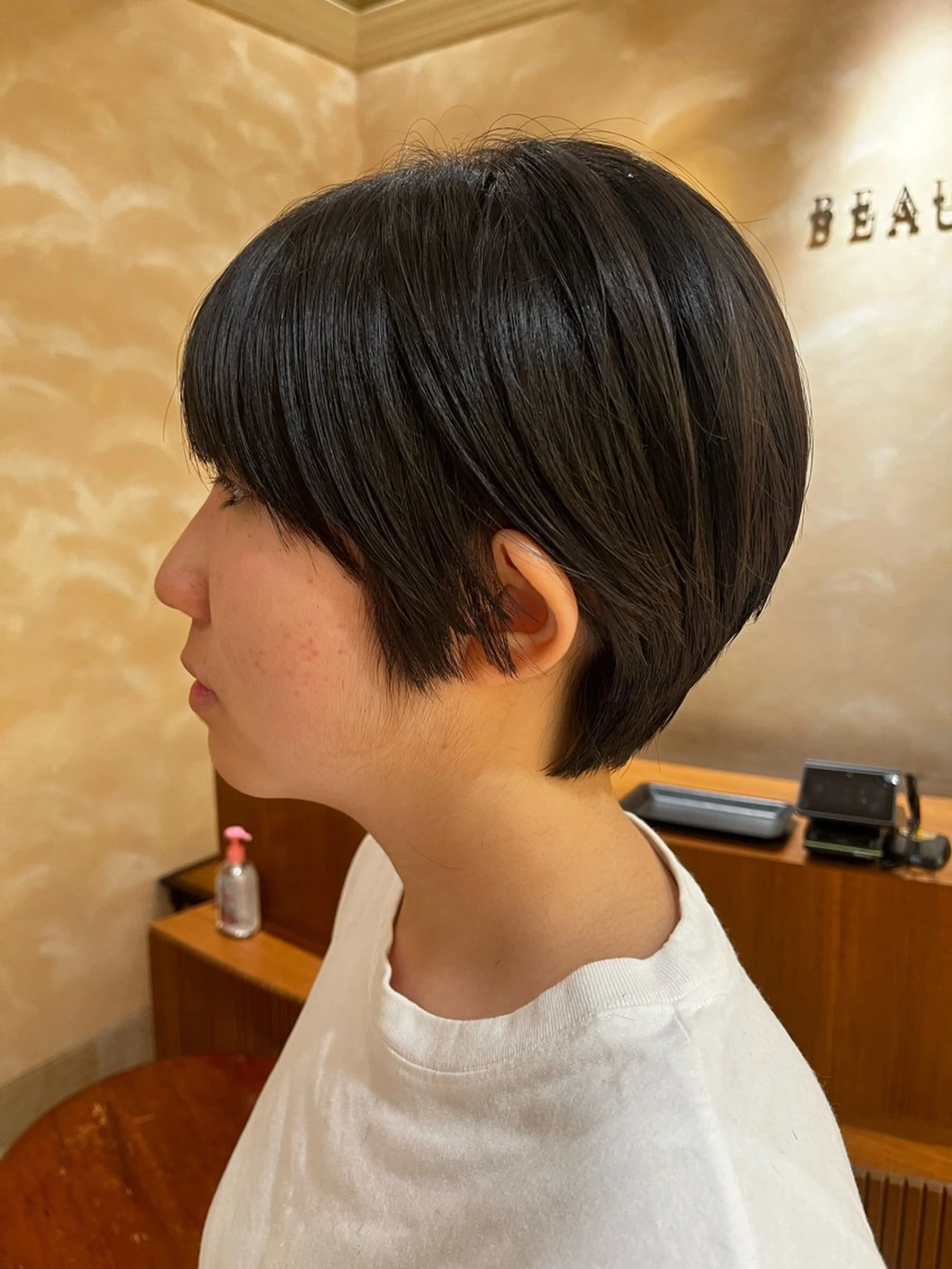 ショート 田内 満里奈のヘアスタイル
