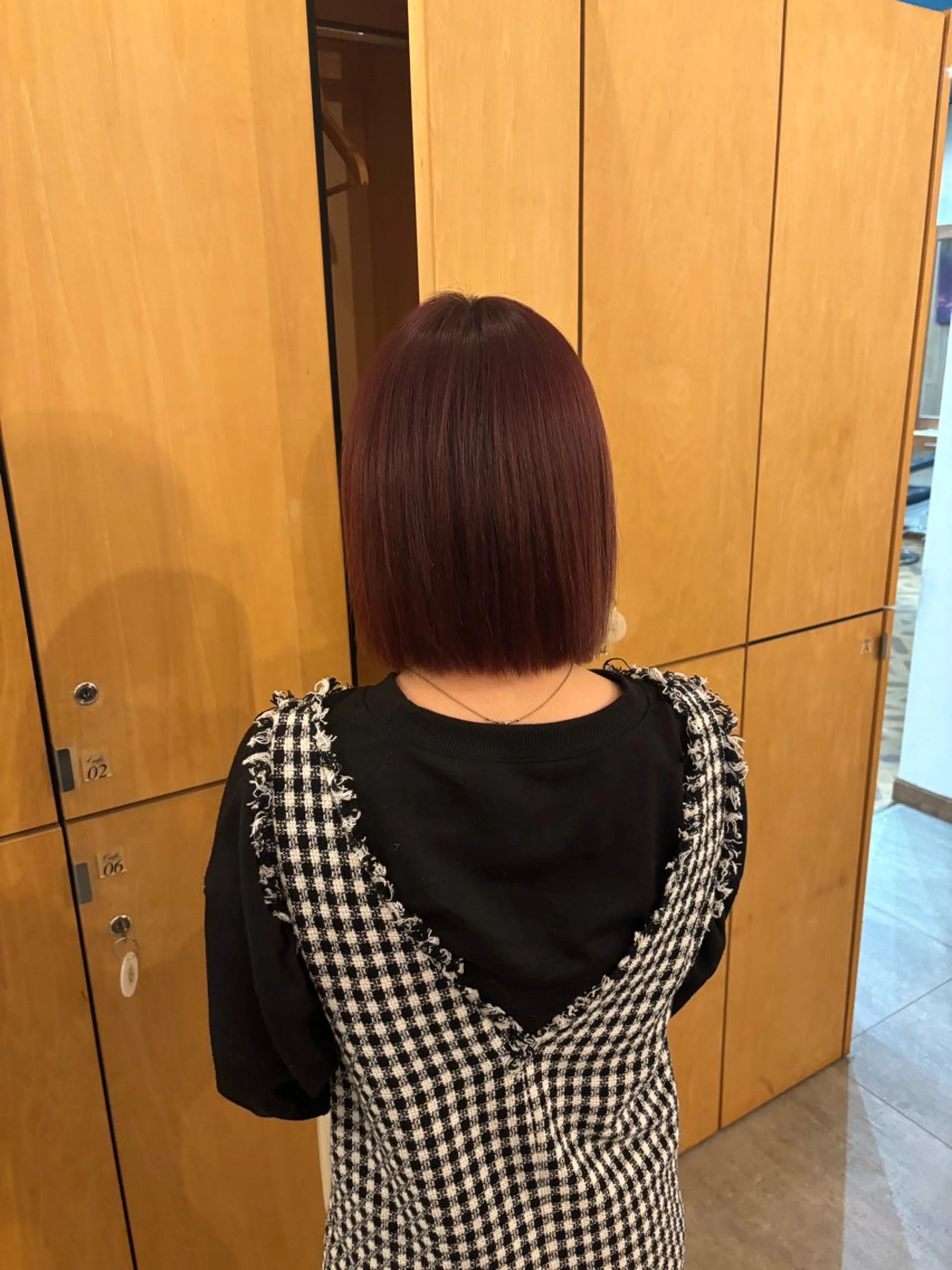 ショート カラー ブリーチ ヘアカラー Cocolo hair MADO所属・兼子莉彩 ／暗髪🤎／暖色🍒のヘアスタイル