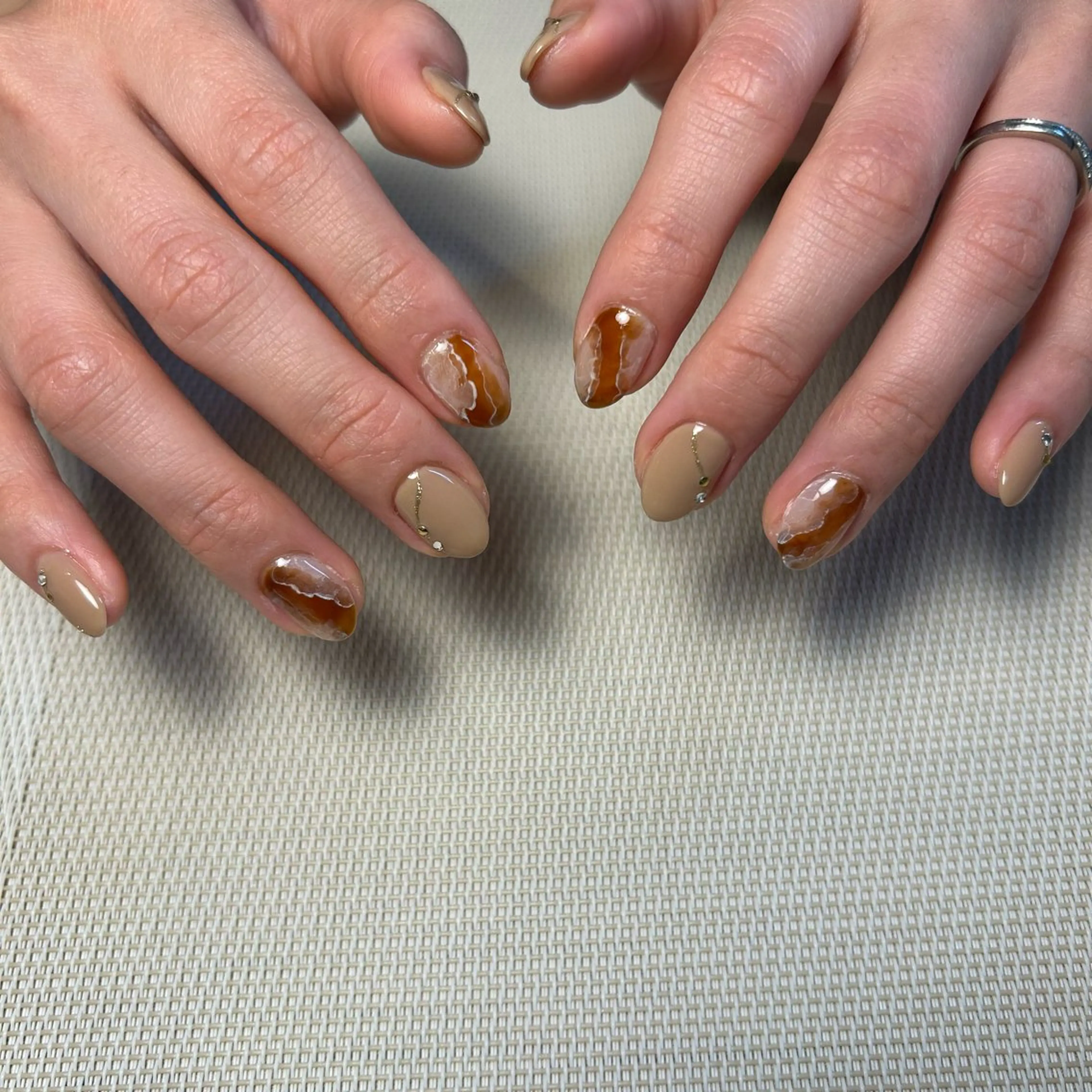 ネイル ニュアンスネイル A I R I ♡のネイルデザイン