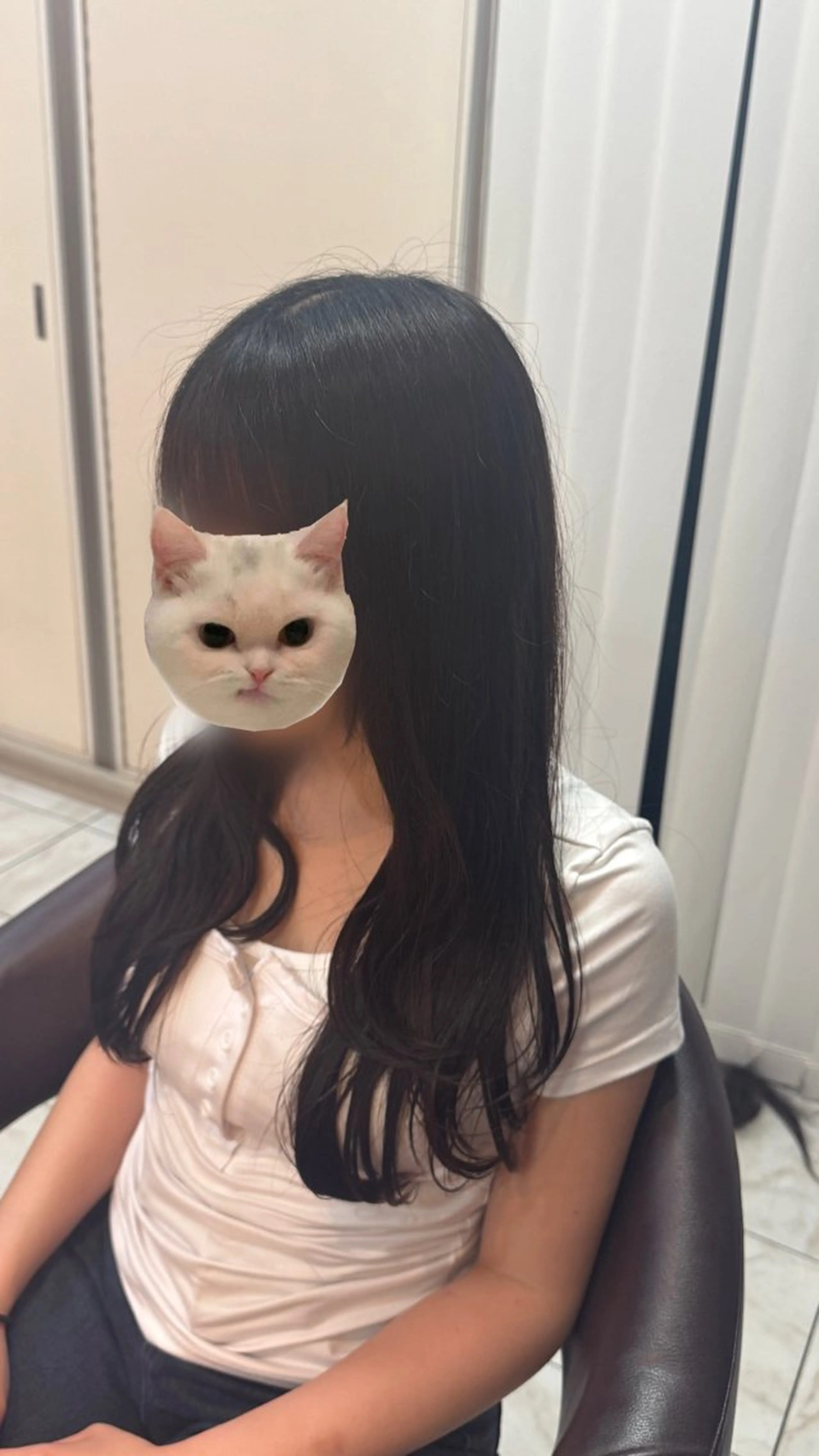 ロング 皆川 優奈のヘアスタイル