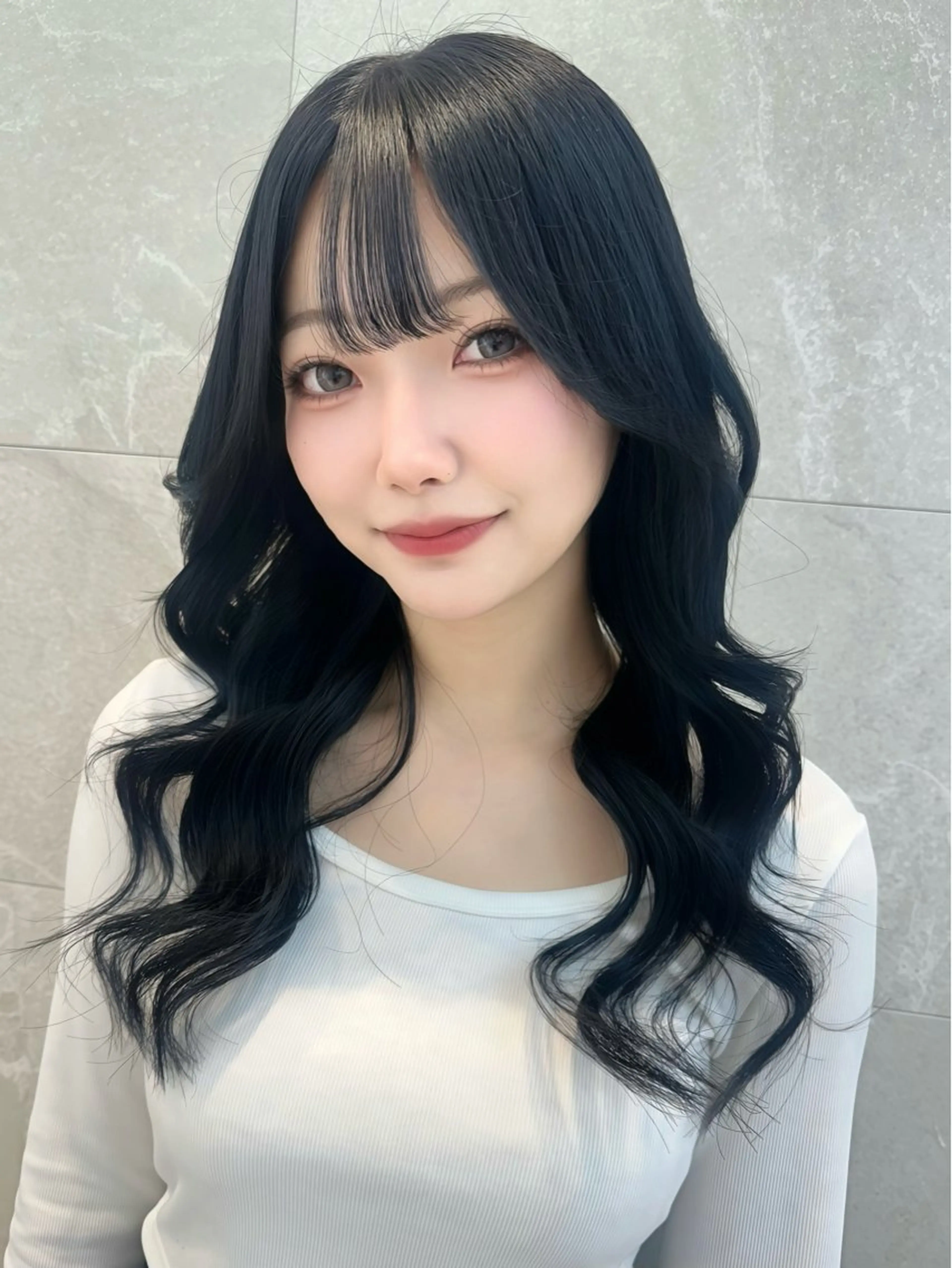 セミロング くびれヘア 顔周りカット 髪質改善 ヨシンモリ 韓国風ヘア カット トリートメント 🦋高瀬寛菜🦋 韓国/ブリーチのヘアスタイル