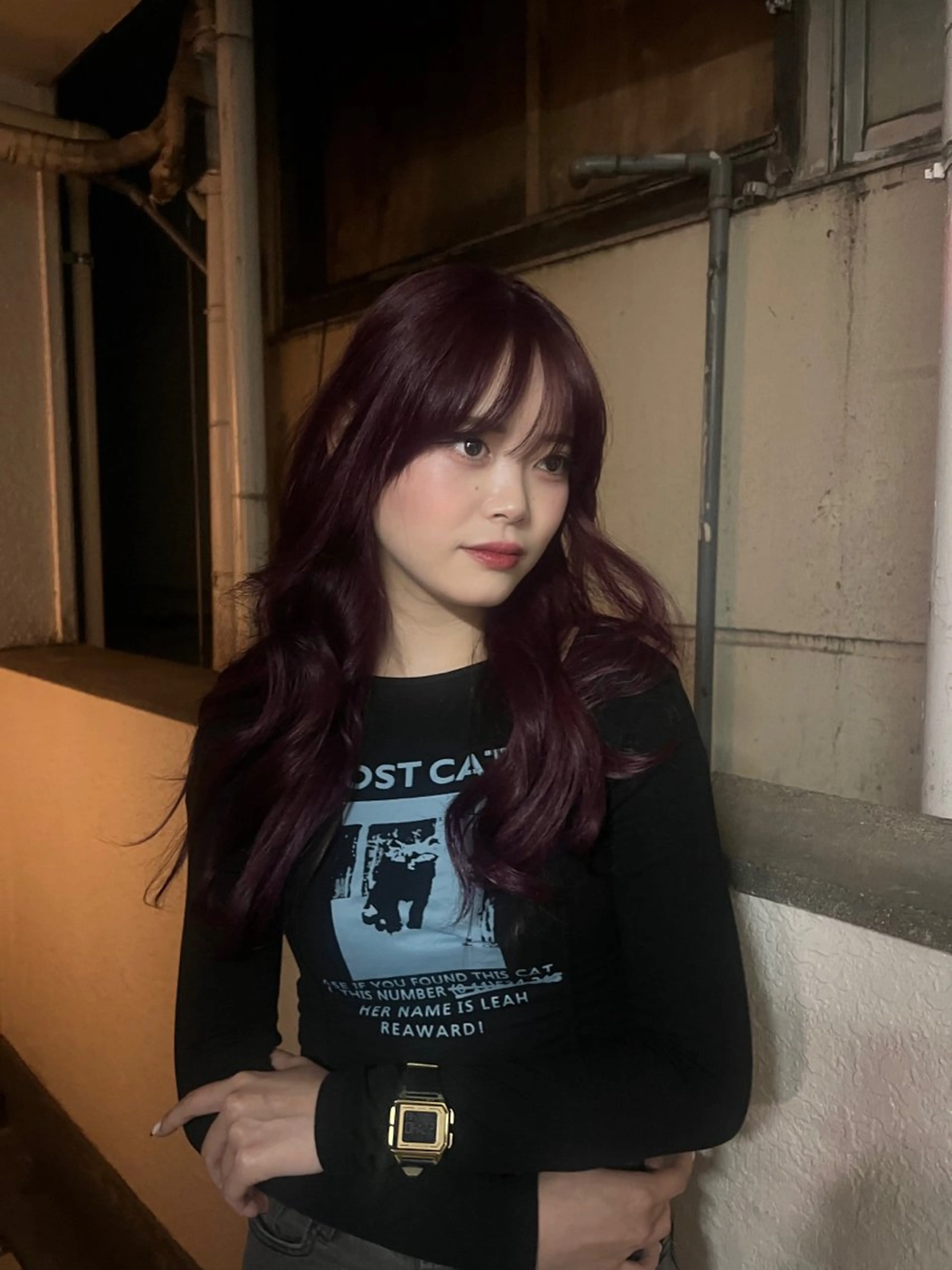 ロング カラー rin🩰ハイトーン /レディースパーマのヘアスタイル