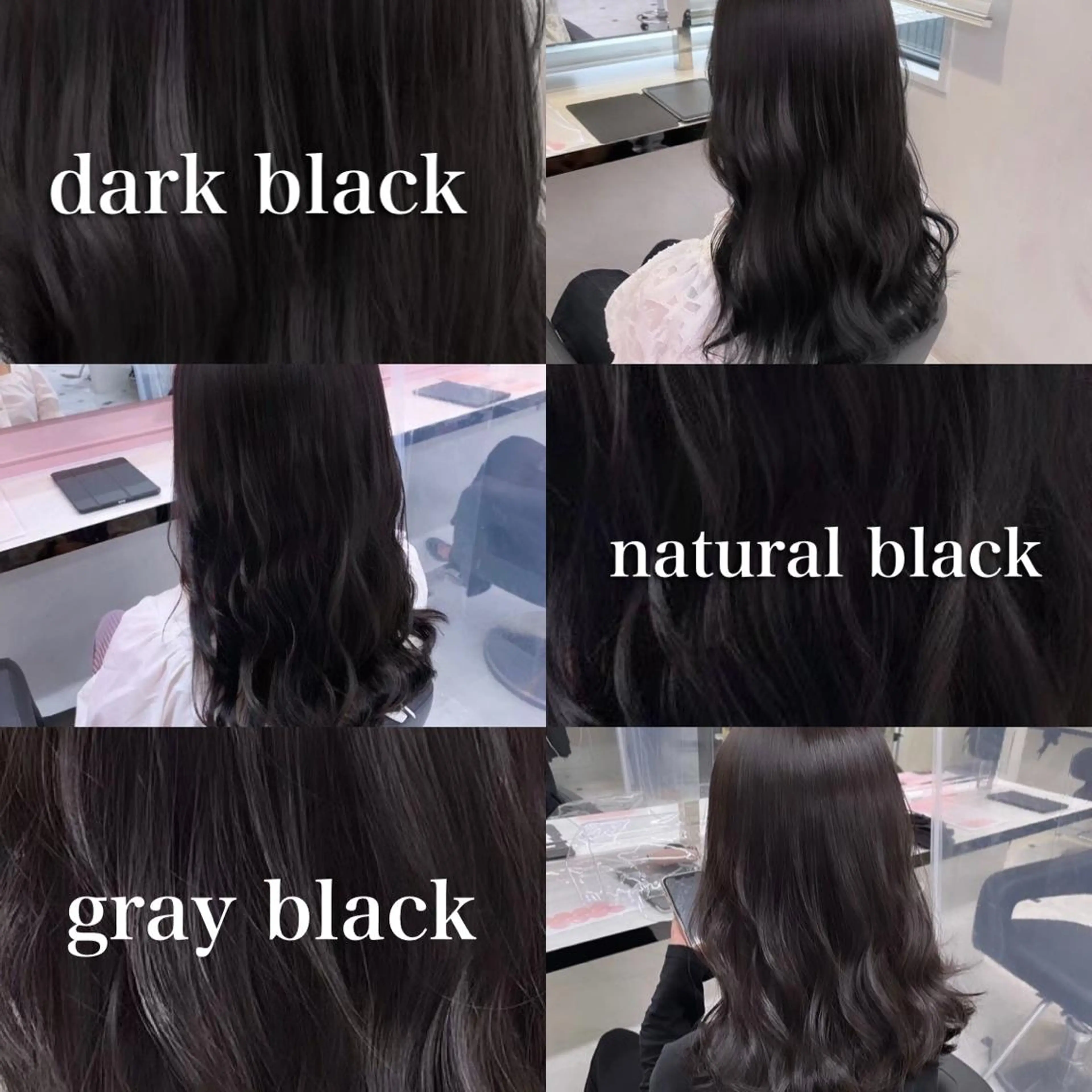 カラー ベージュカラー 黒髪 ブリーチ ブルーカラー ブルーブラック 透明感ラベンダー💗 SHOのヘアスタイル