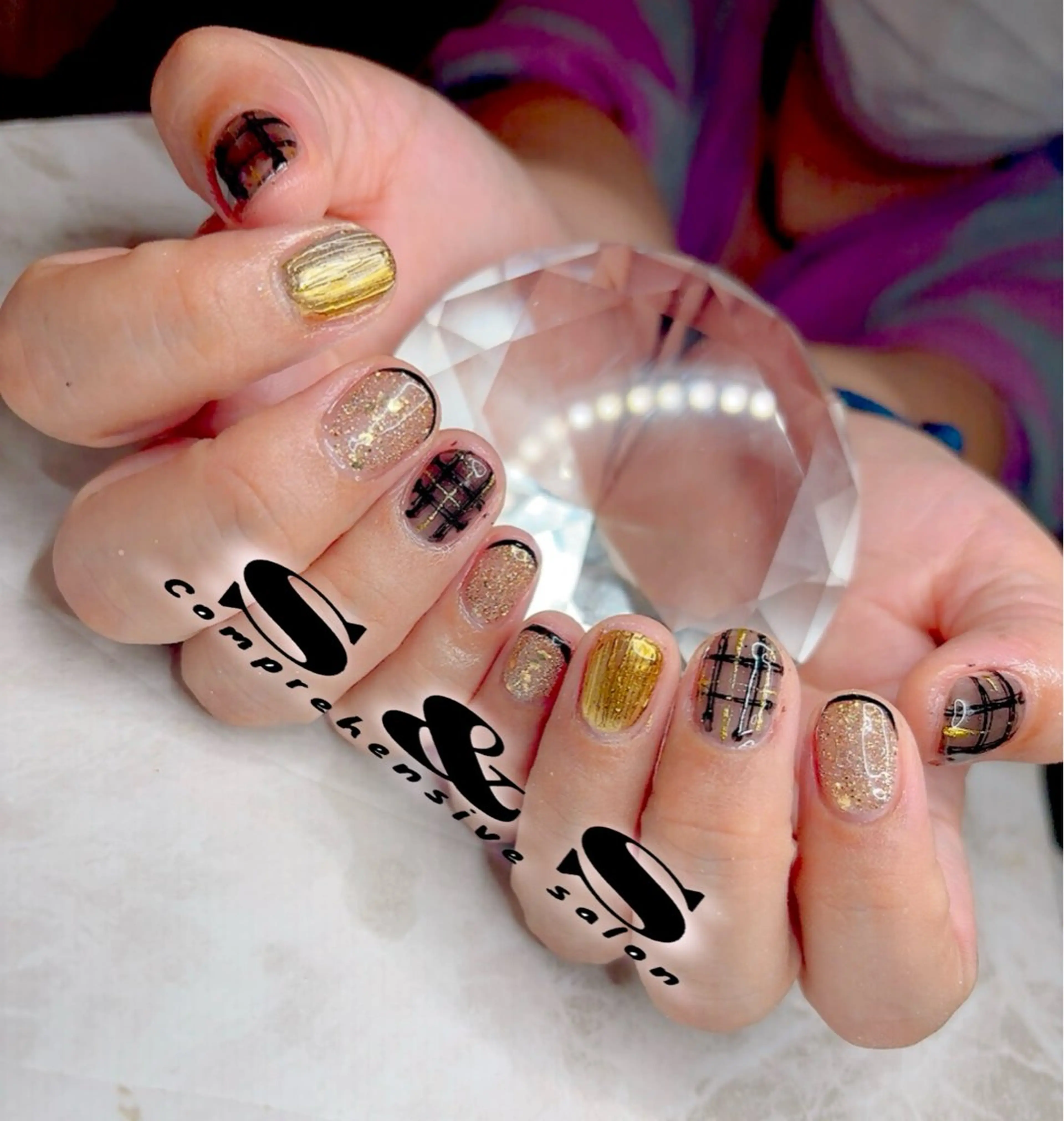 ネイル 長さ出し メンズネイル 持ち込み S&S 村田小百合のネイルデザイン