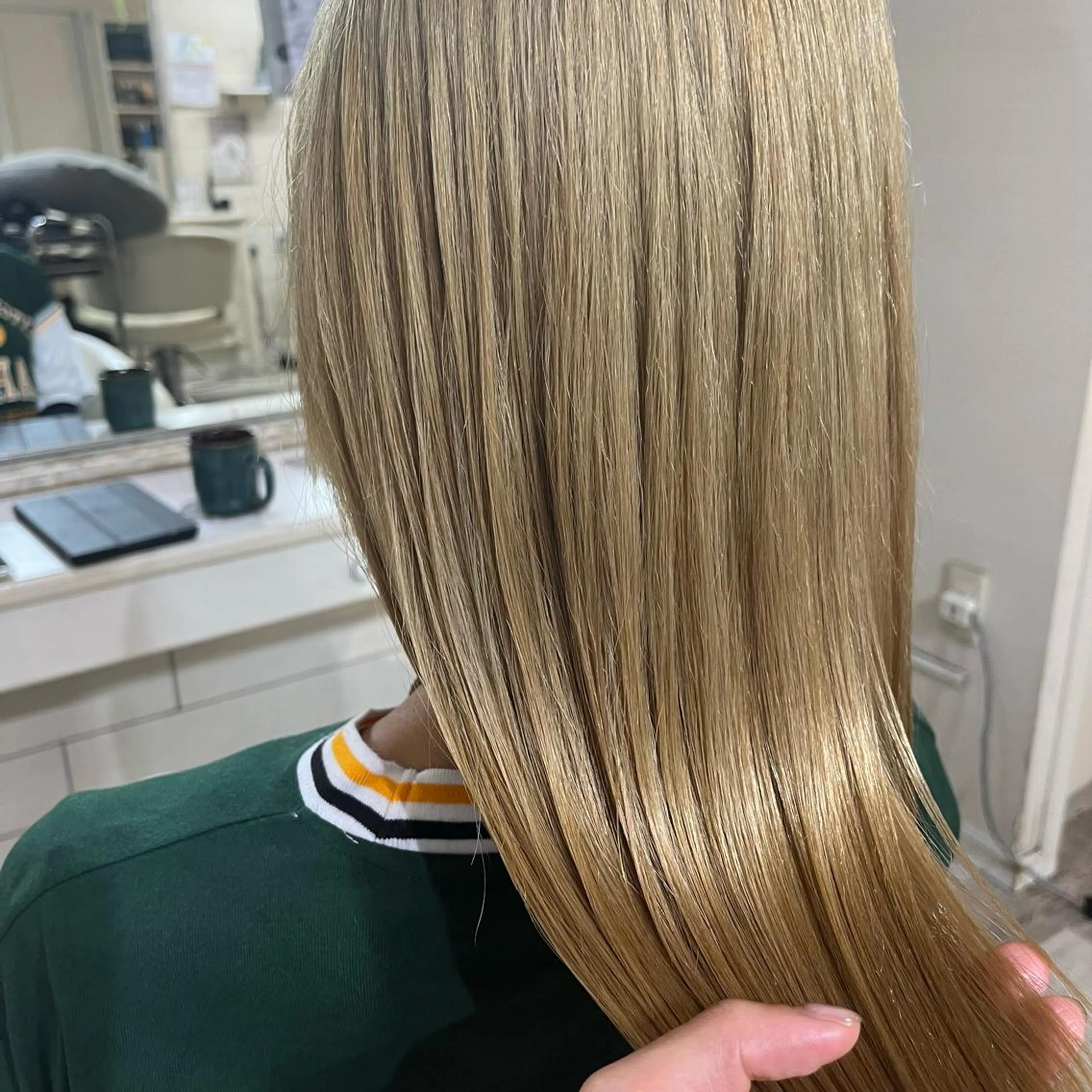 ロング カラー ブリーチ 酸性ストレート カラー特化美容師 なかもと たつひろのヘアスタイル