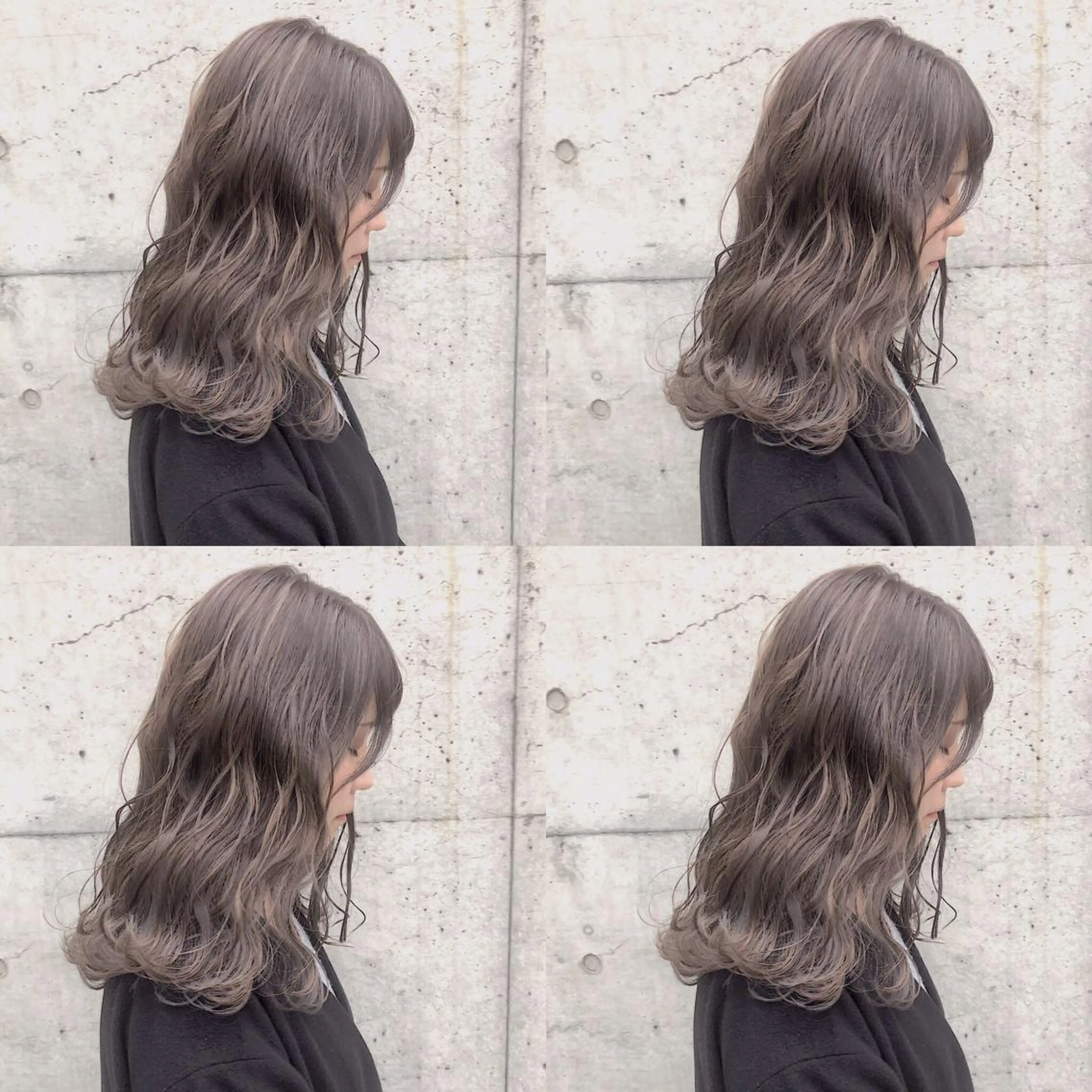 ロング カラー パーマ ヘアアレンジ メンズ キッズ ネイル マツエク・マツパ グレージュ メンズ人気NO,1 Genieジーニーのヘアスタイル