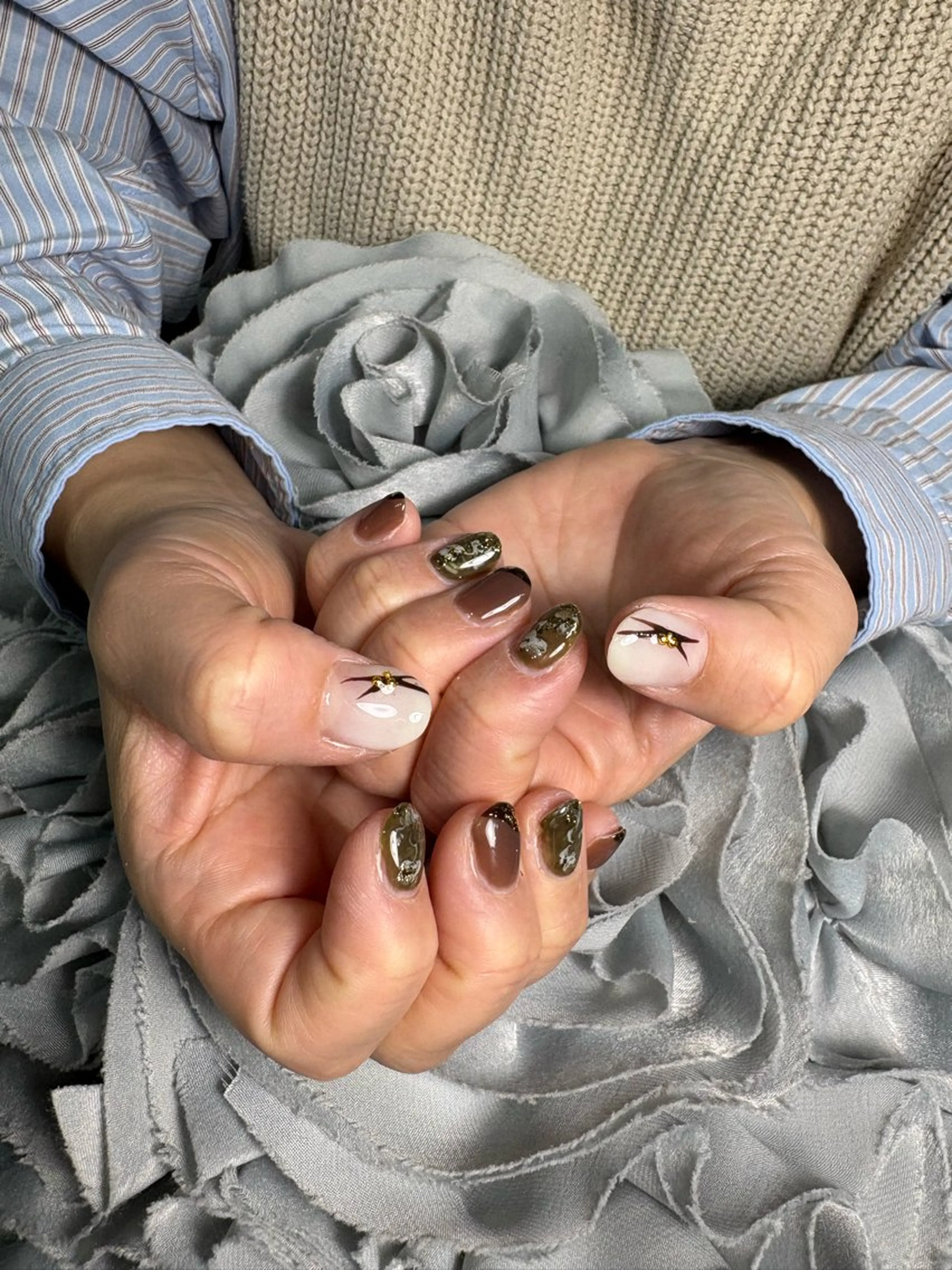 ネイル ハンドネイル 手嶋 あゆみのネイルデザイン