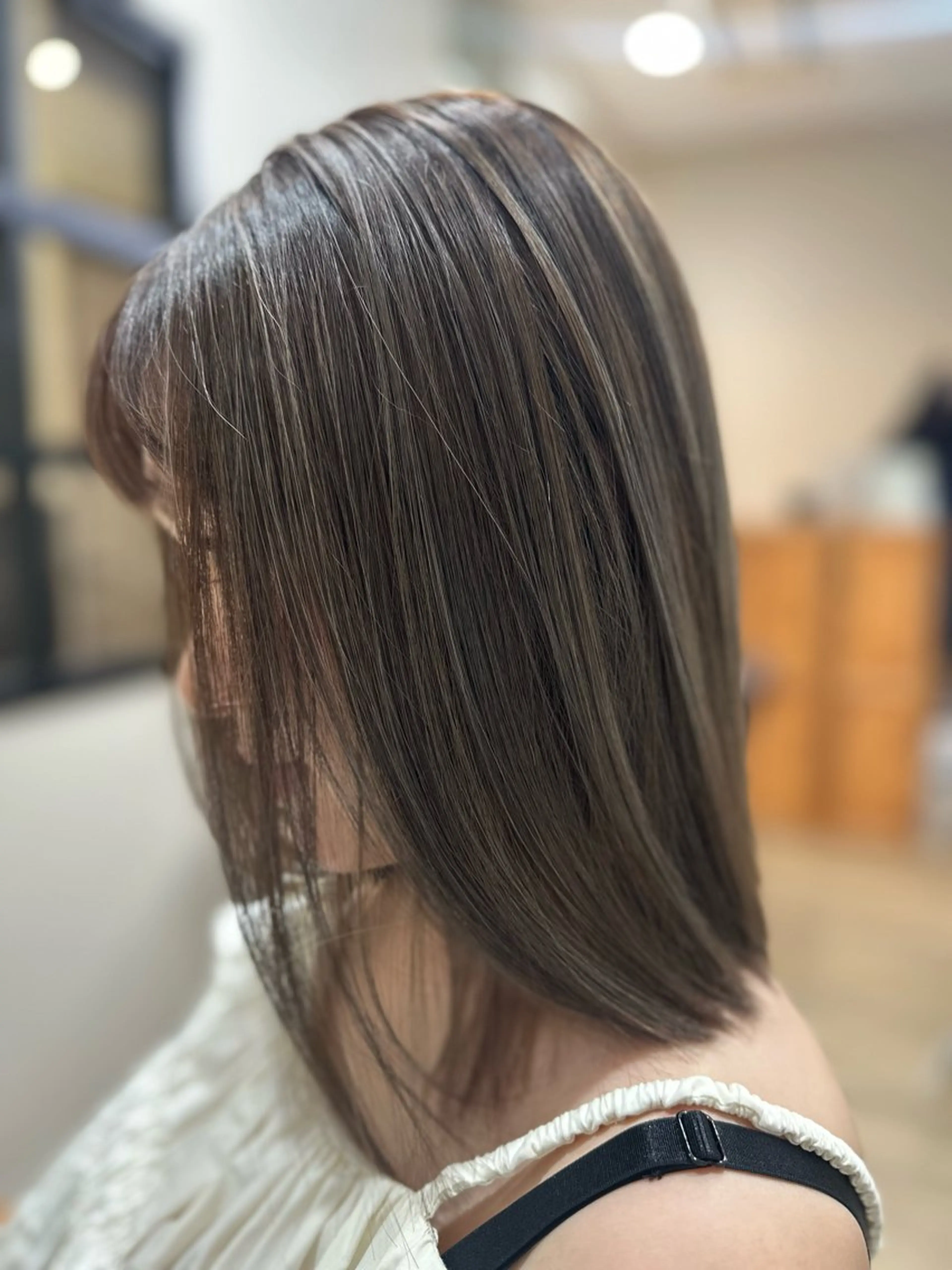 ショート カラー ベージュカラー 透明感カラー グレージュ ハイライトカラー ハイライト カット ヘアカラー トリートメント 銀座《髪質改善》 垢抜け✨布施拓也のヘアスタイル