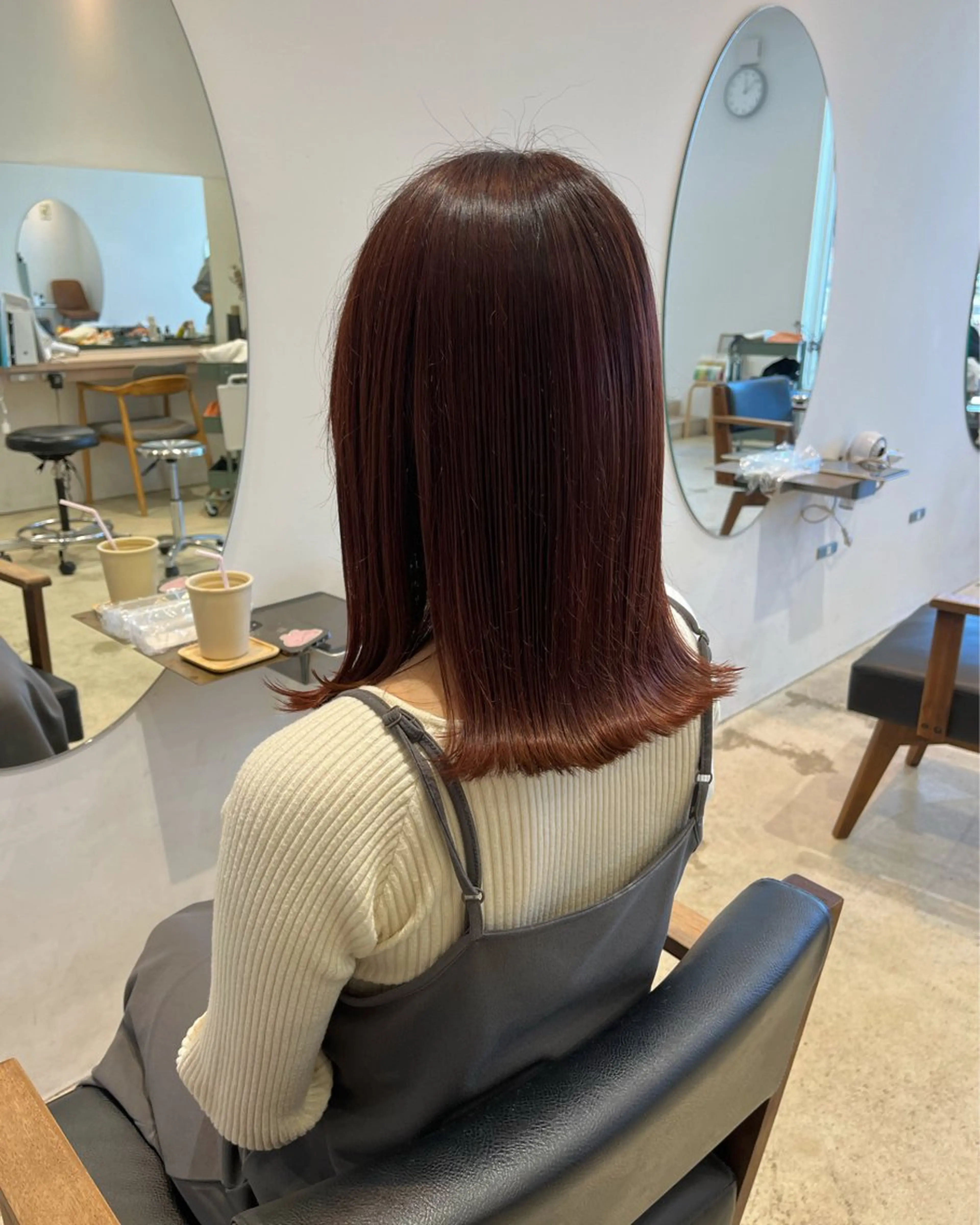 ミディアム yunica所属・yunica manaeのヘアスタイル