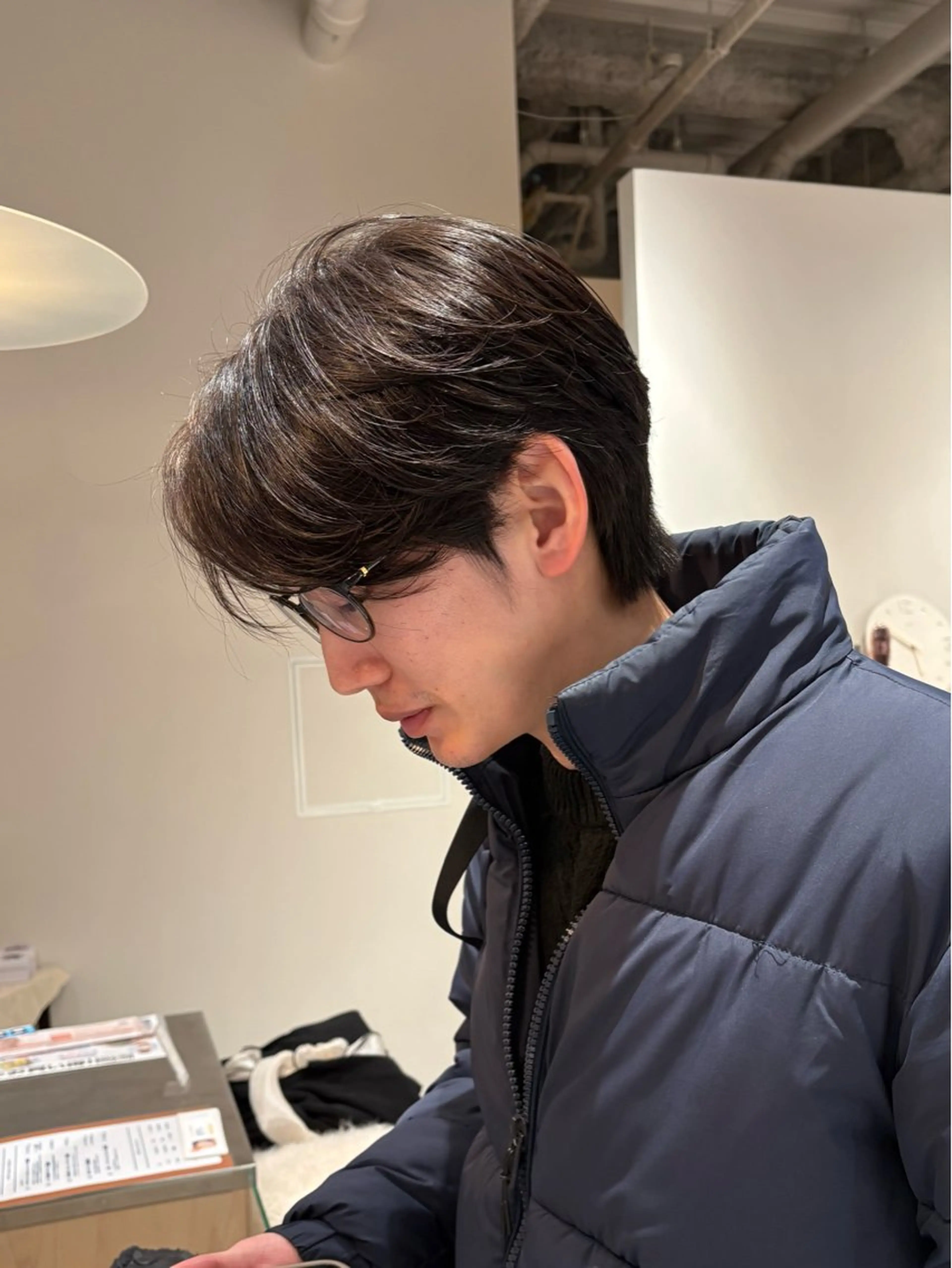 ショート パーマ シマダ ユウナのヘアスタイル