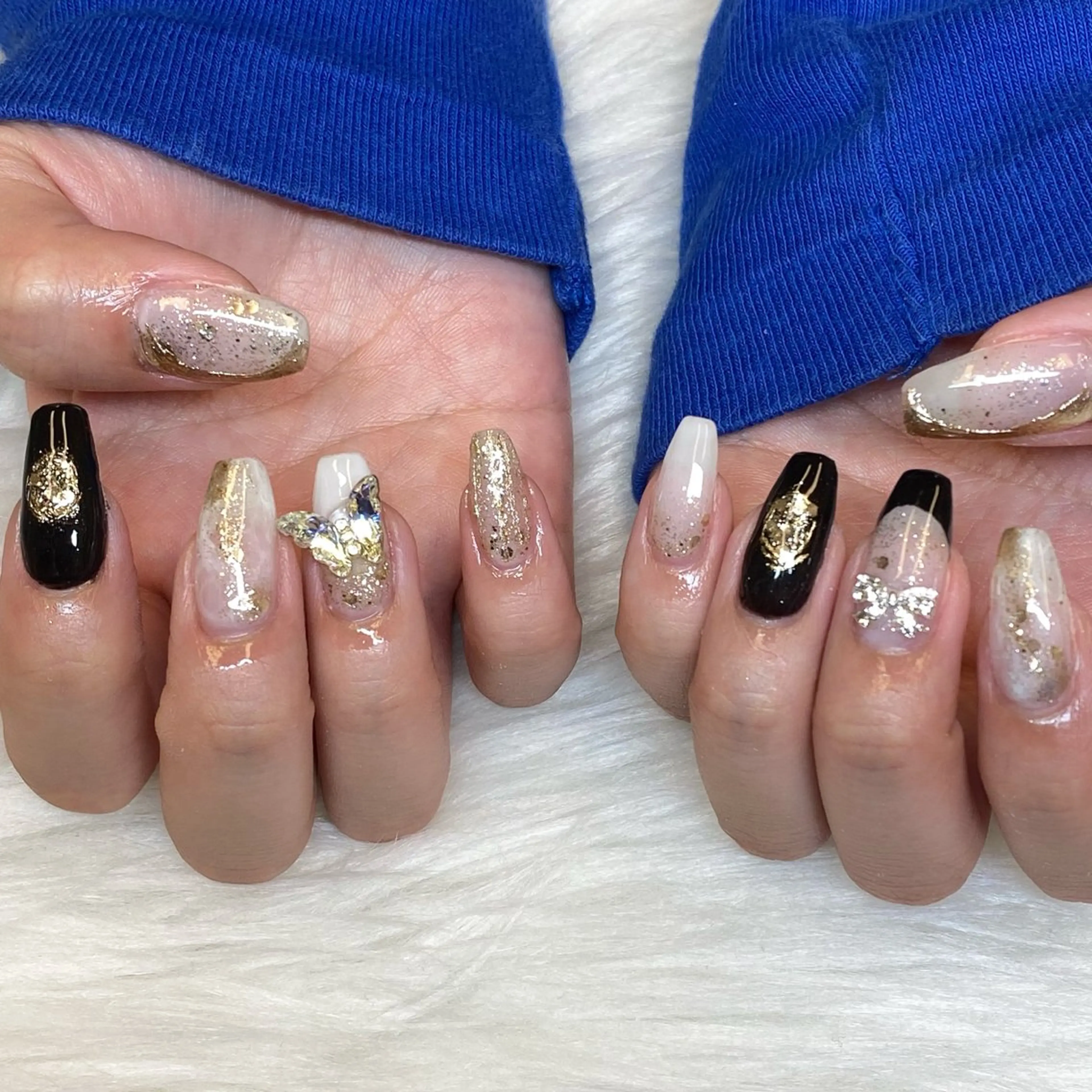 ネイル メンズネイル ワンカラーネイル リボン ワンホンネイル studio tam 髙橋彩夏のネイルデザイン