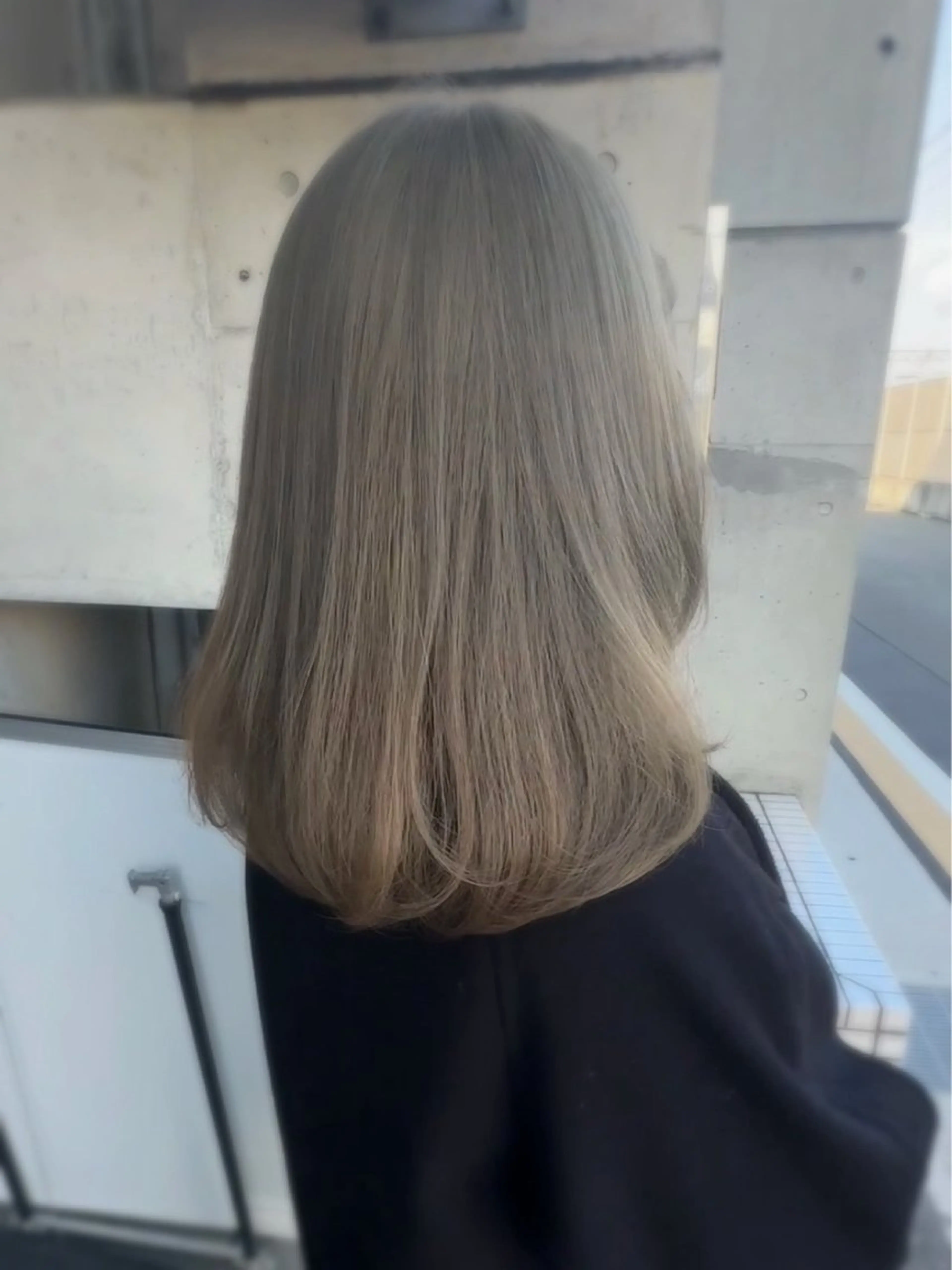 ミディアム カラー 透明感カラー/レイ ヤー🖤Akaneのヘアスタイル