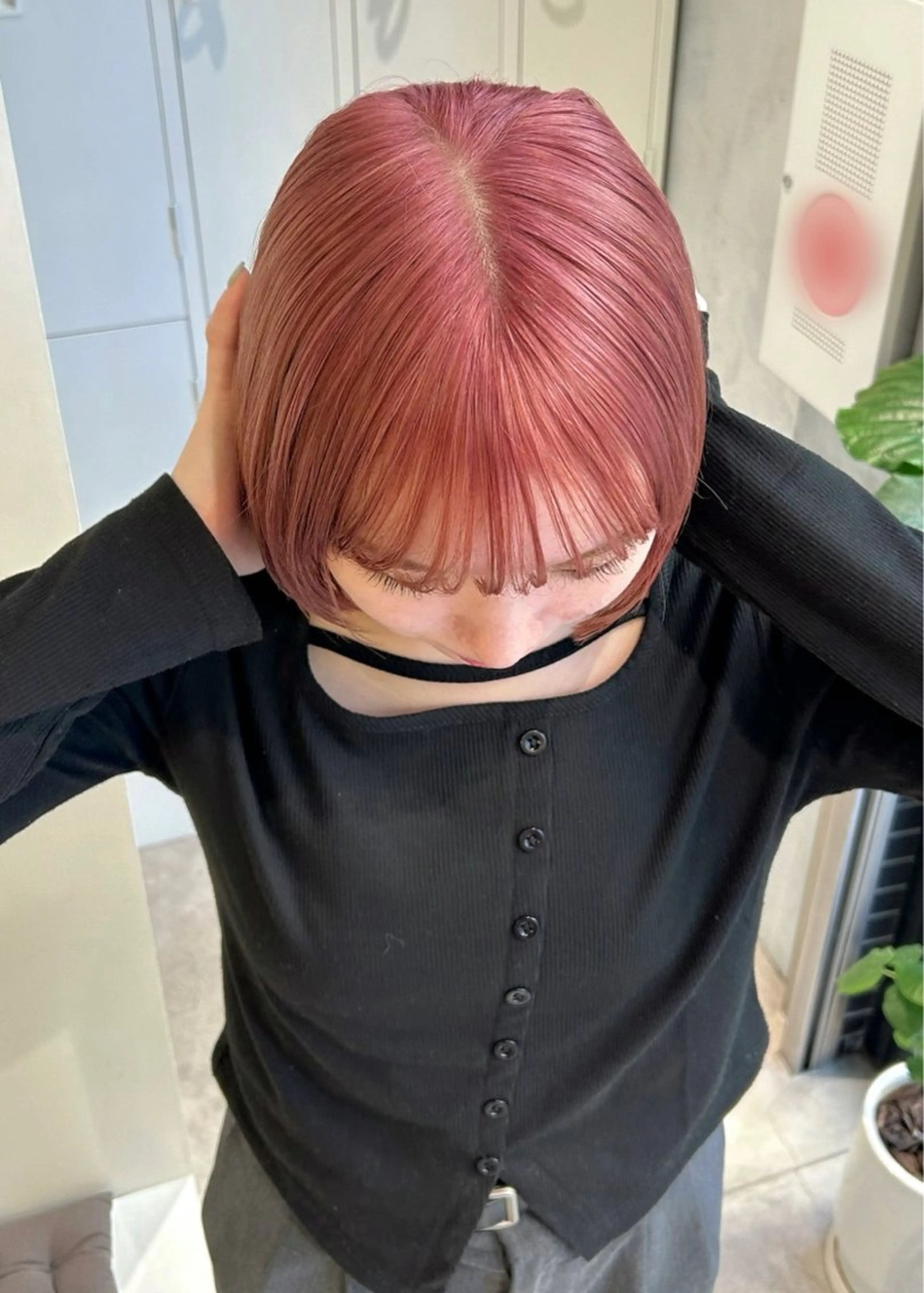 カラー ケイ/ 酸性ストレートのヘアスタイル