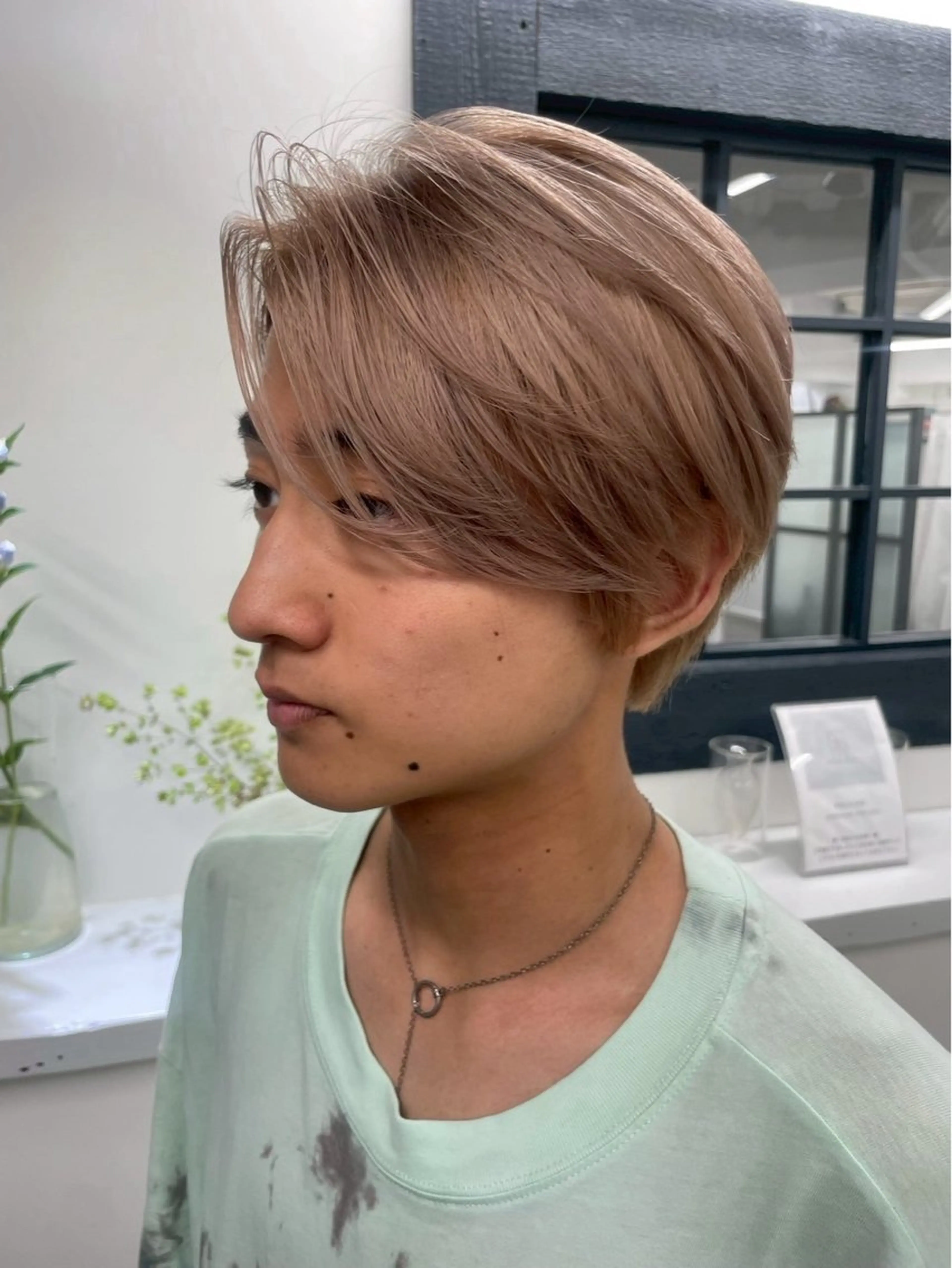 ショート カラー メンズ soigne 表参道【ソワネ】所属・八幡 空乃のヘアスタイル