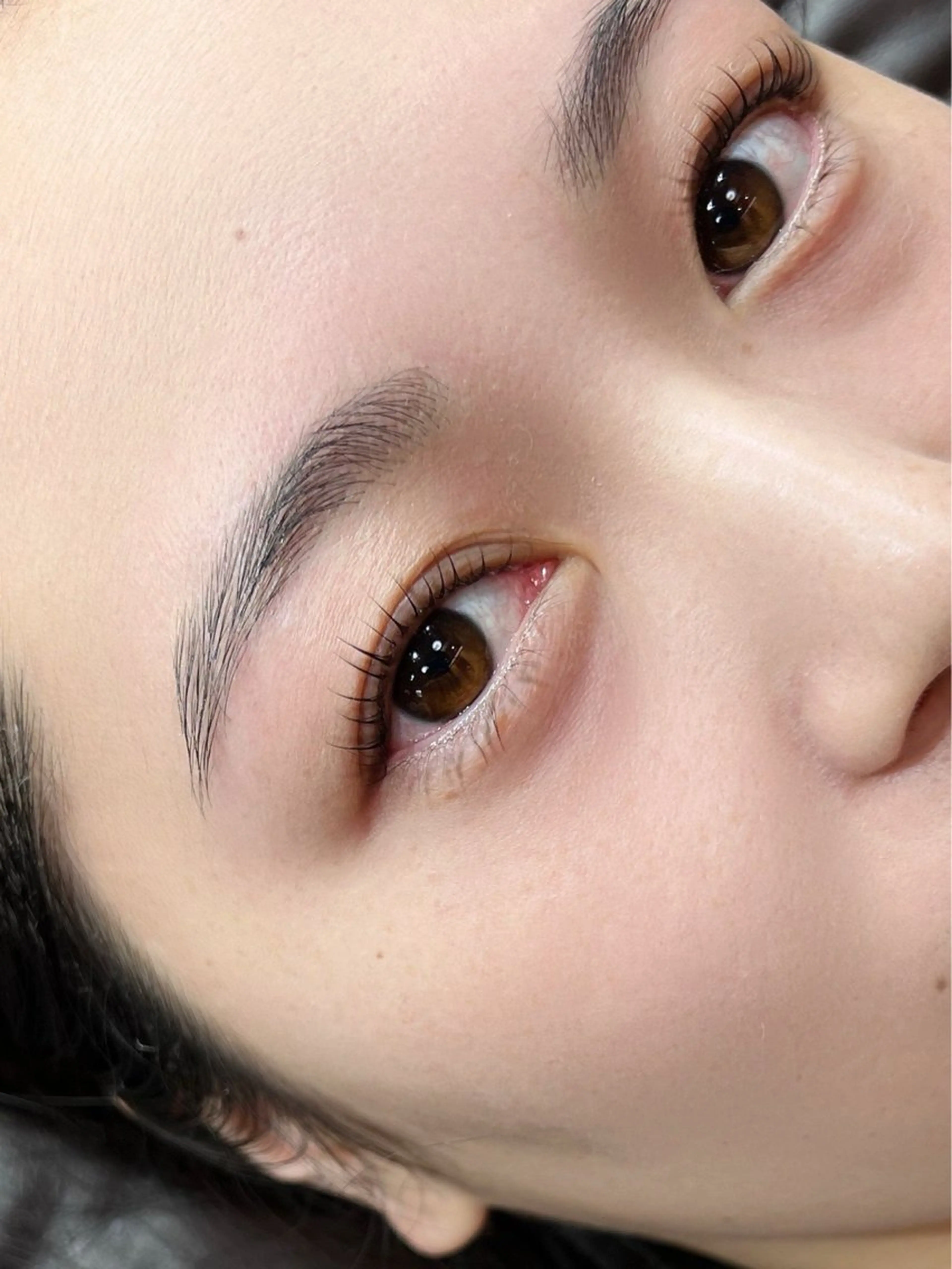 マツエク・マツパ ナチュラル 一重×まつ毛パーマ マツパ pico所属・pico 守口 大日 門真 寝屋 摂津のマツエク・マツパデザイン