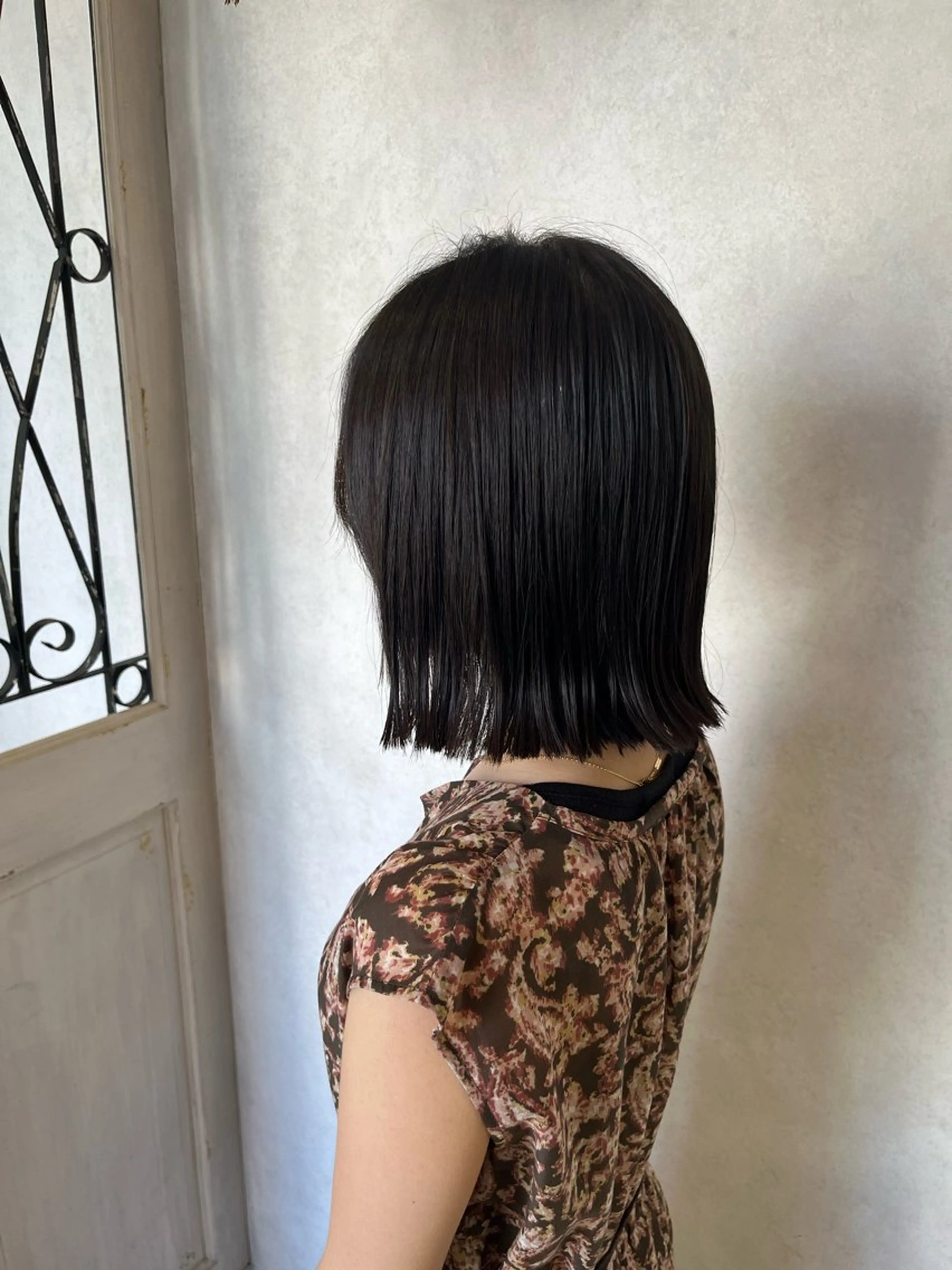 切りっぱなしボブ　バッサリイメチェンも大歓迎です！の写真