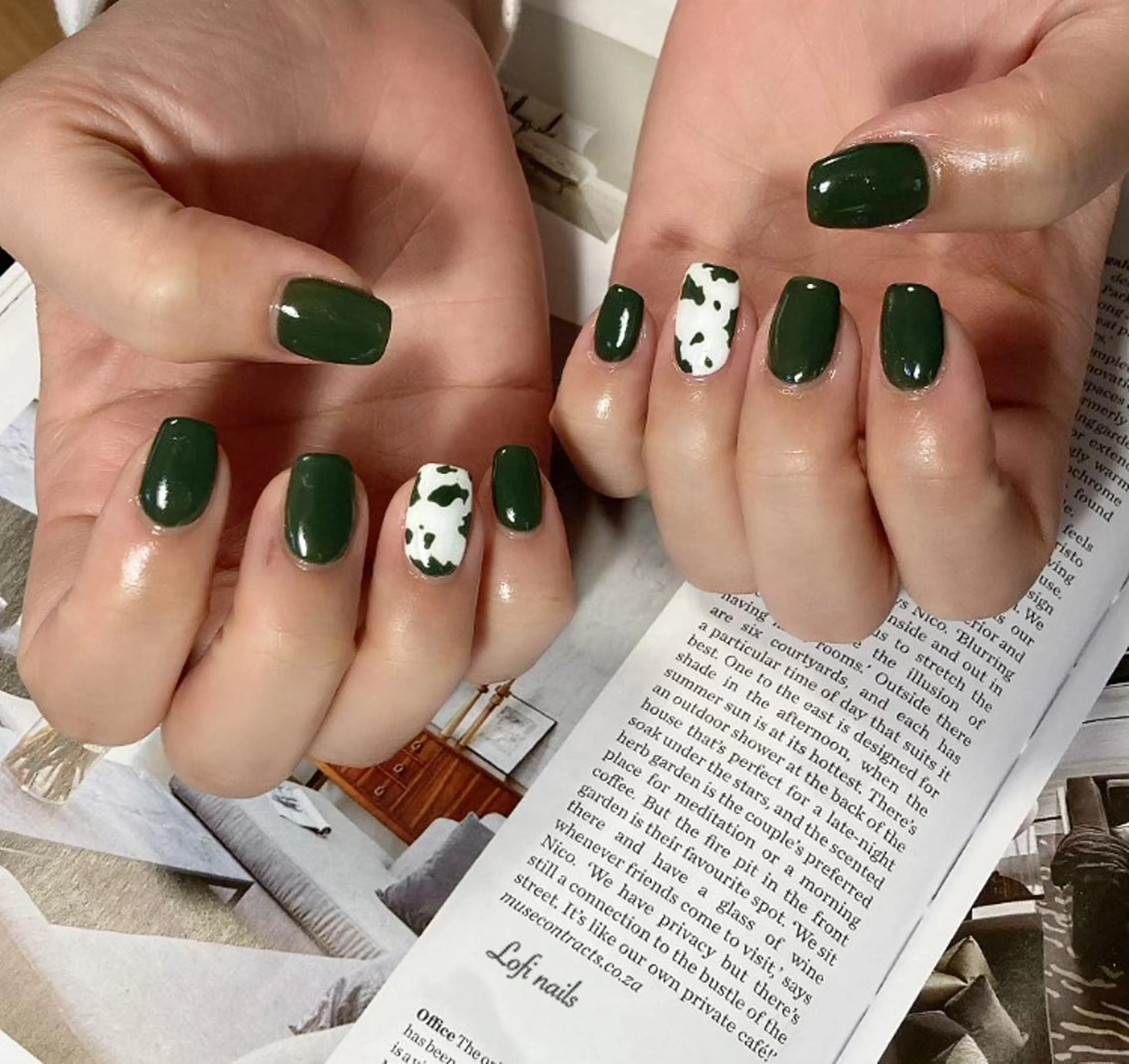 ミディアム ネイル Lofi nails ゆきこのネイルデザイン