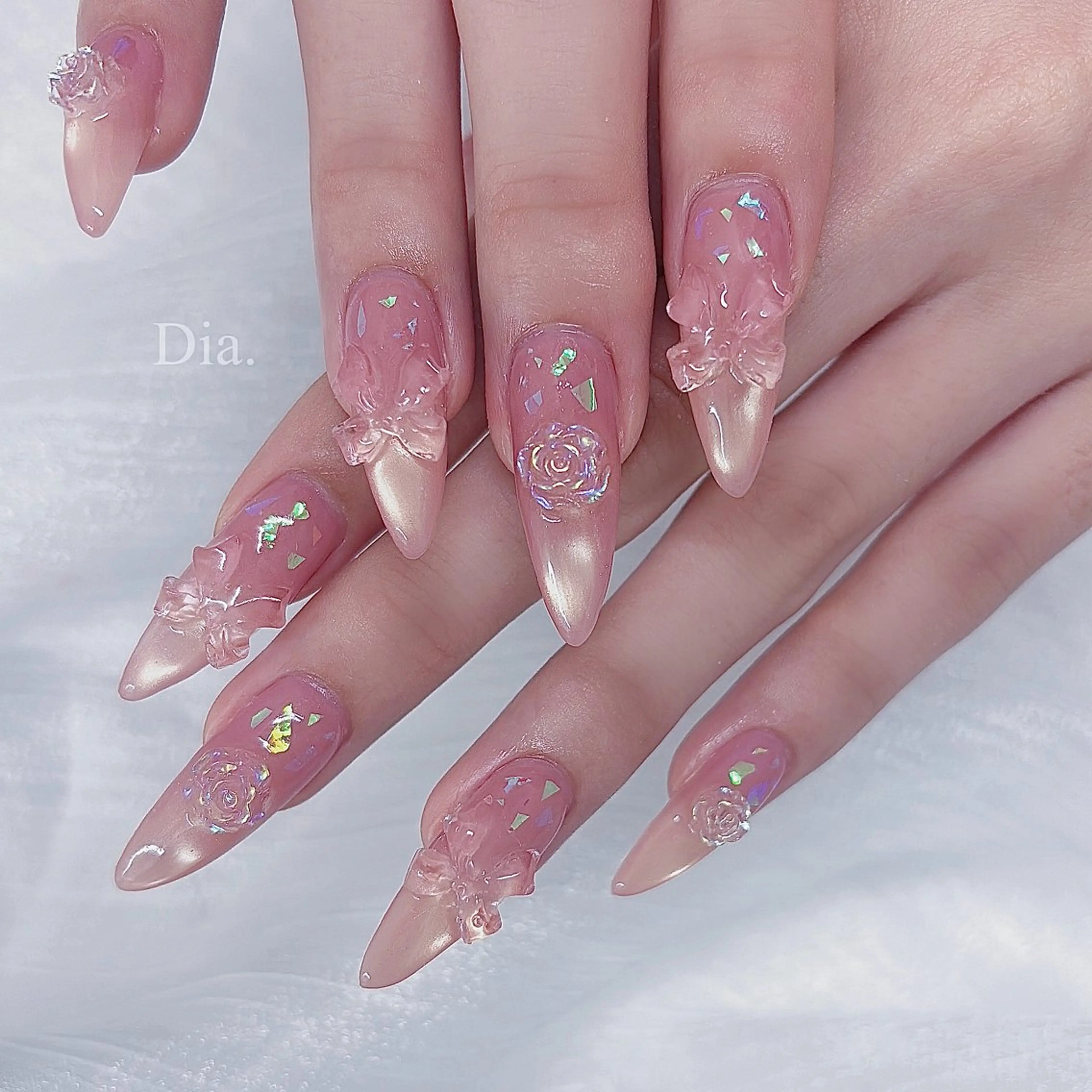 ネイル ハンドネイル nail salon Dia.所属・minori 💎Dia.のネイルデザイン