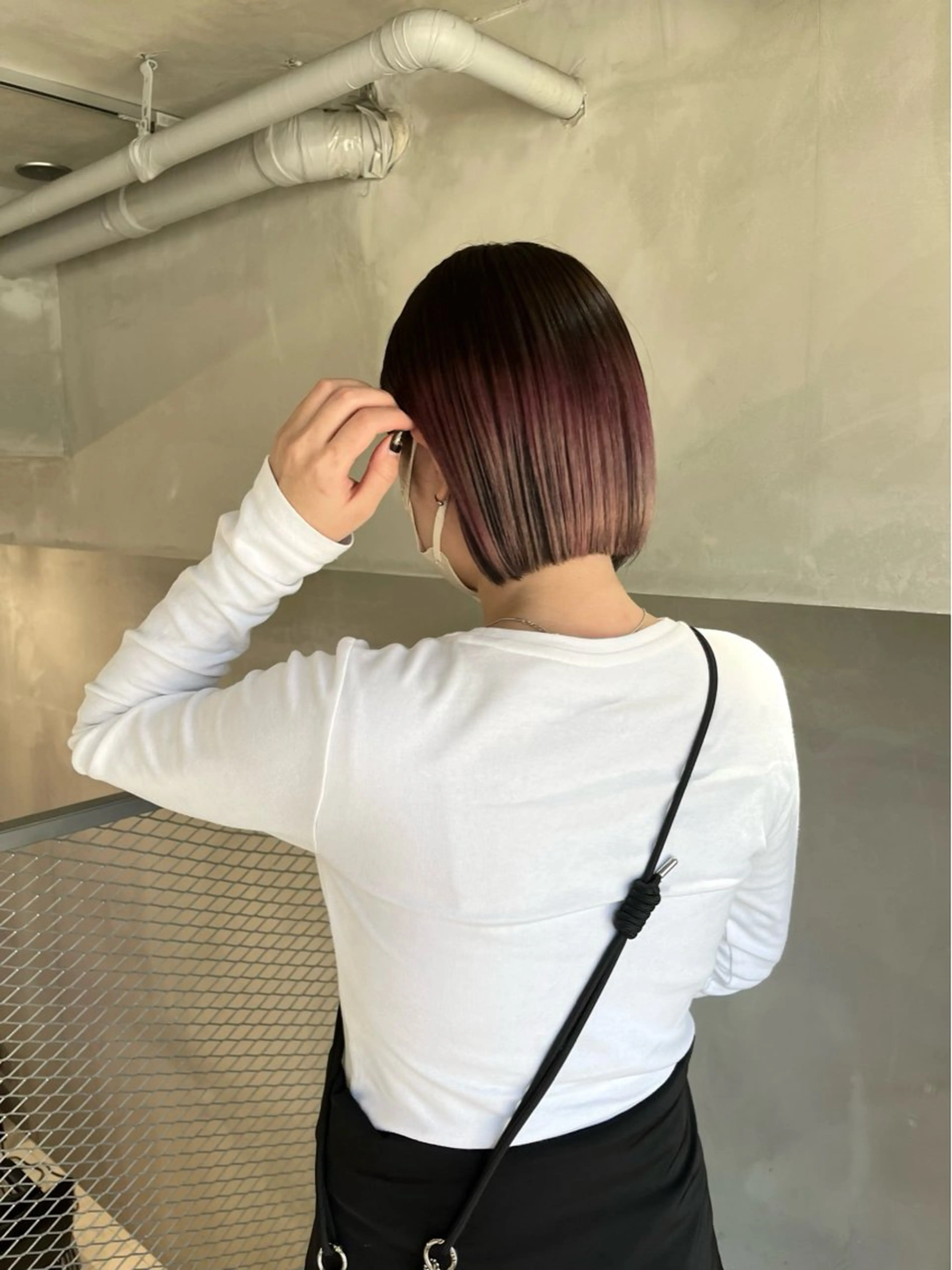 ショート カラー カット 縮毛矯正 bob/ aoiのヘアスタイル