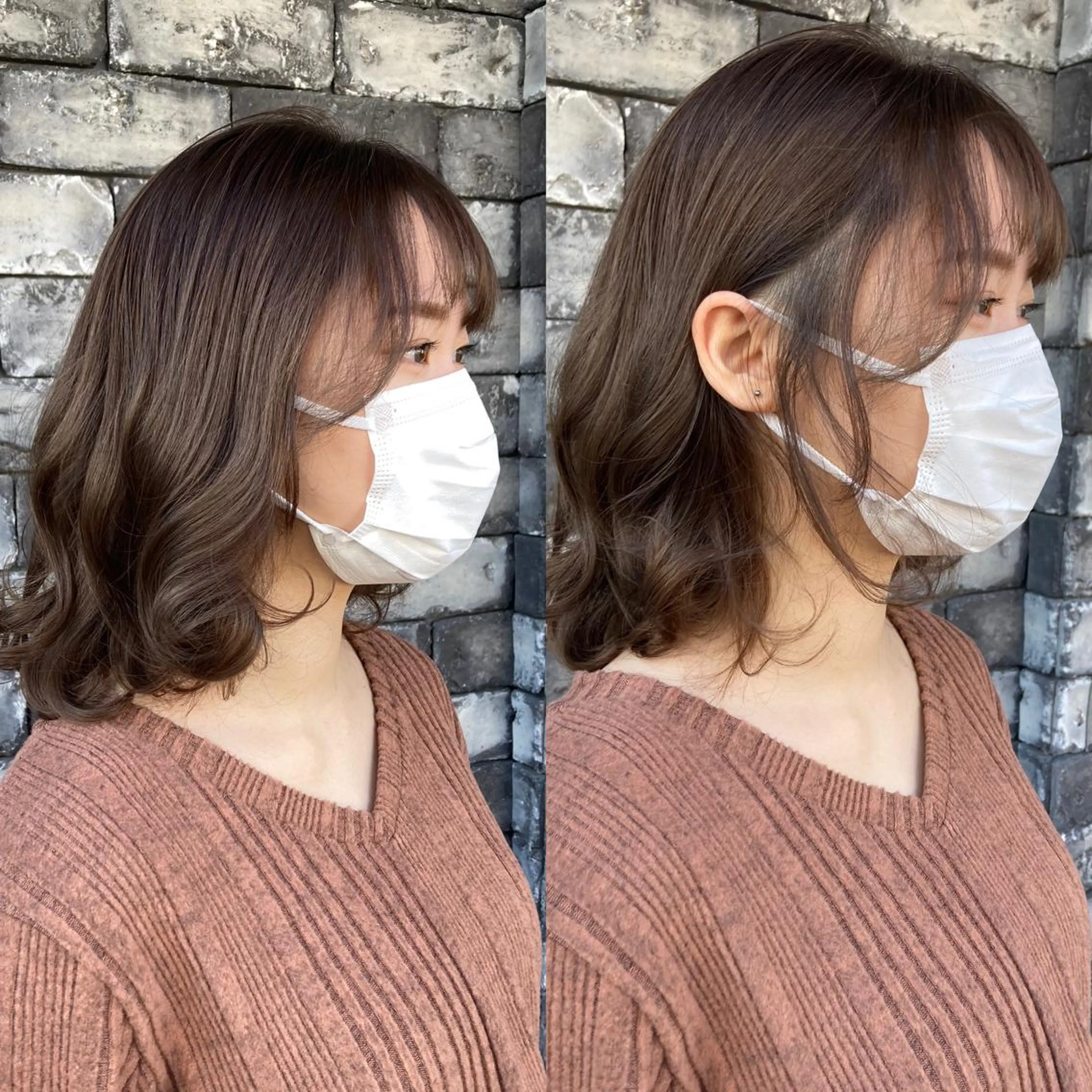 ミディアム カラー カット ヘアカラー トリートメント ヘアセット ✂️似合わせの魔術師 石田一樹✂️のヘアスタイル